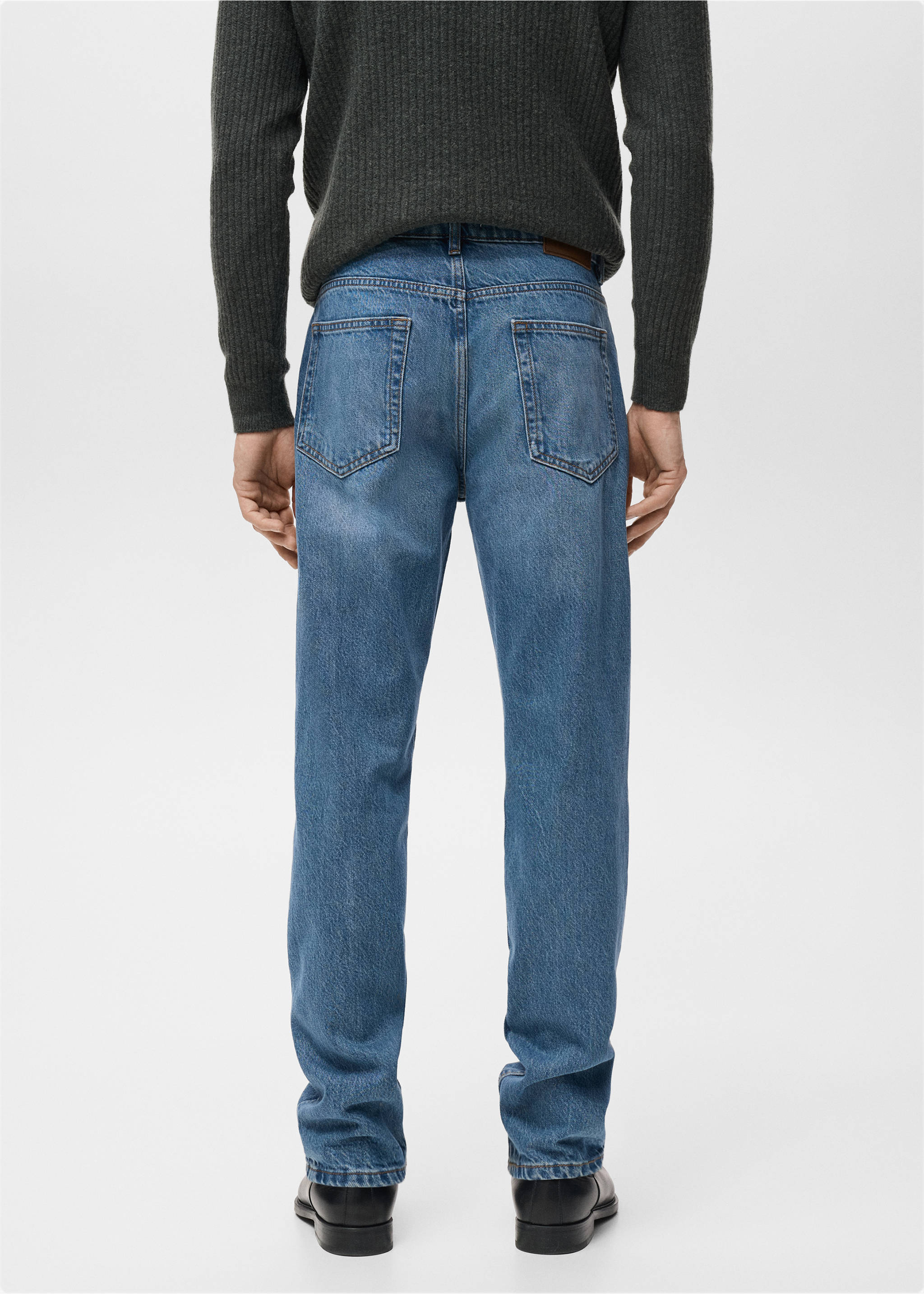 Bob regular-fit jeans - Reverse of the article, Medium Blue. Ref: 17025143-00.