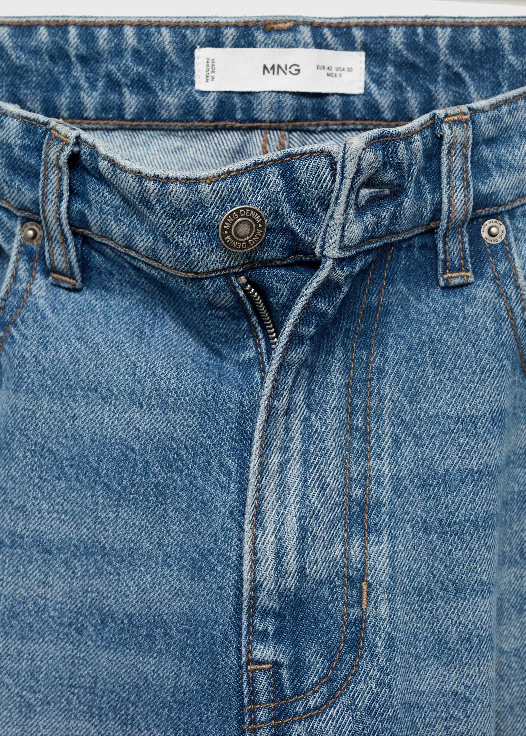 Bob regular-fit jeans - Details of the article 0, Medium Blue. Ref: 17025143-00.