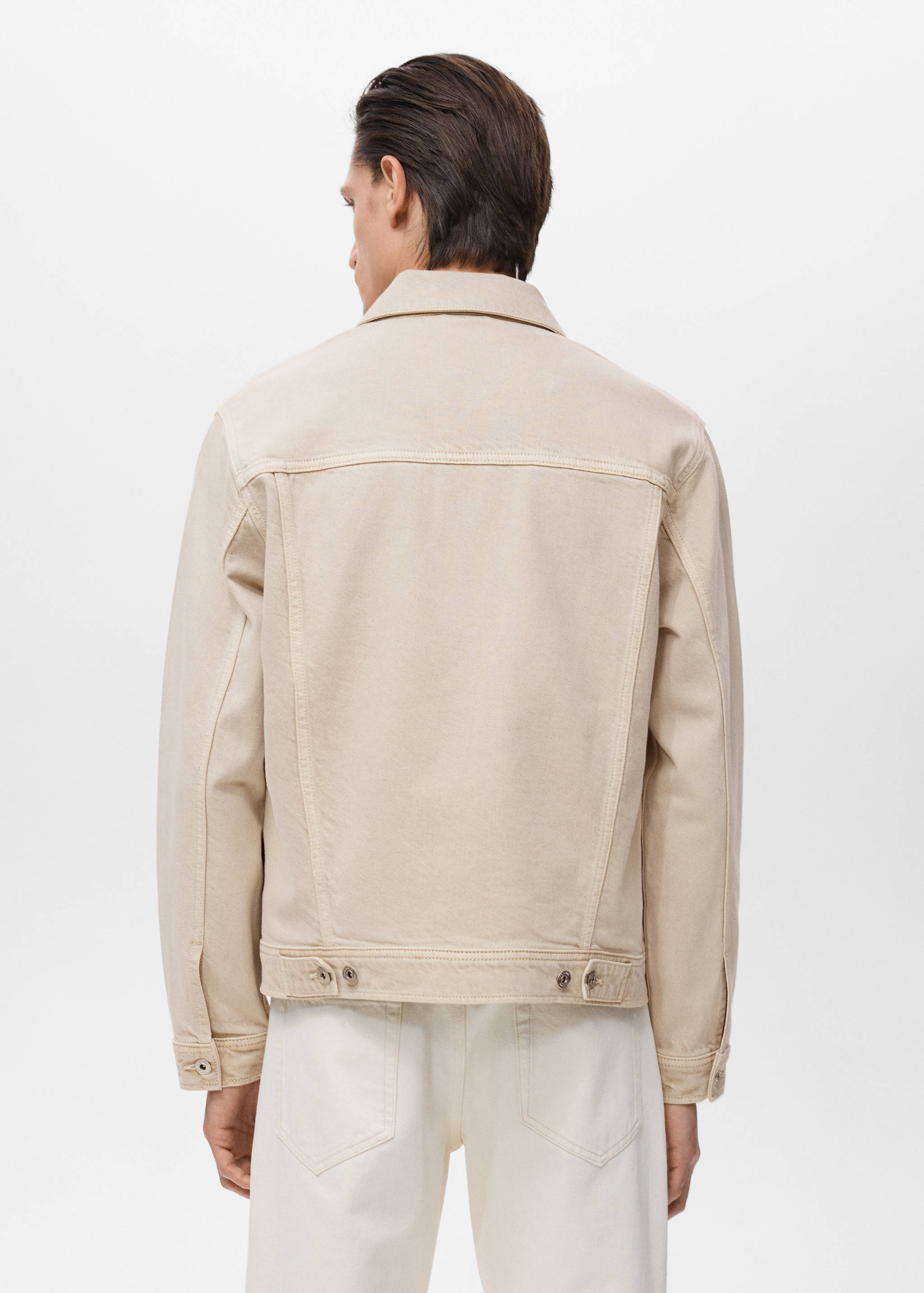 Blouson en jean poches - Verso de l’article