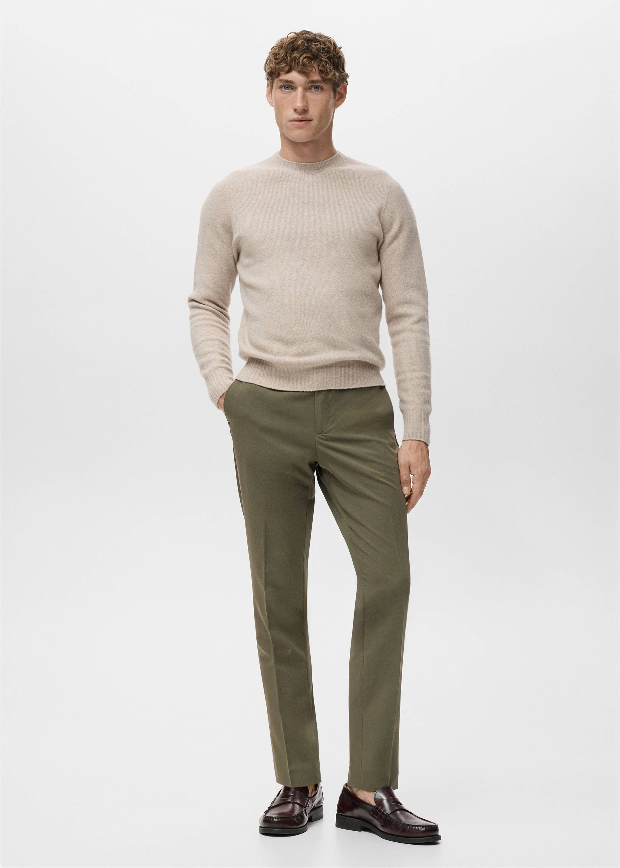 Slim-fit comfort trousers - General plane
