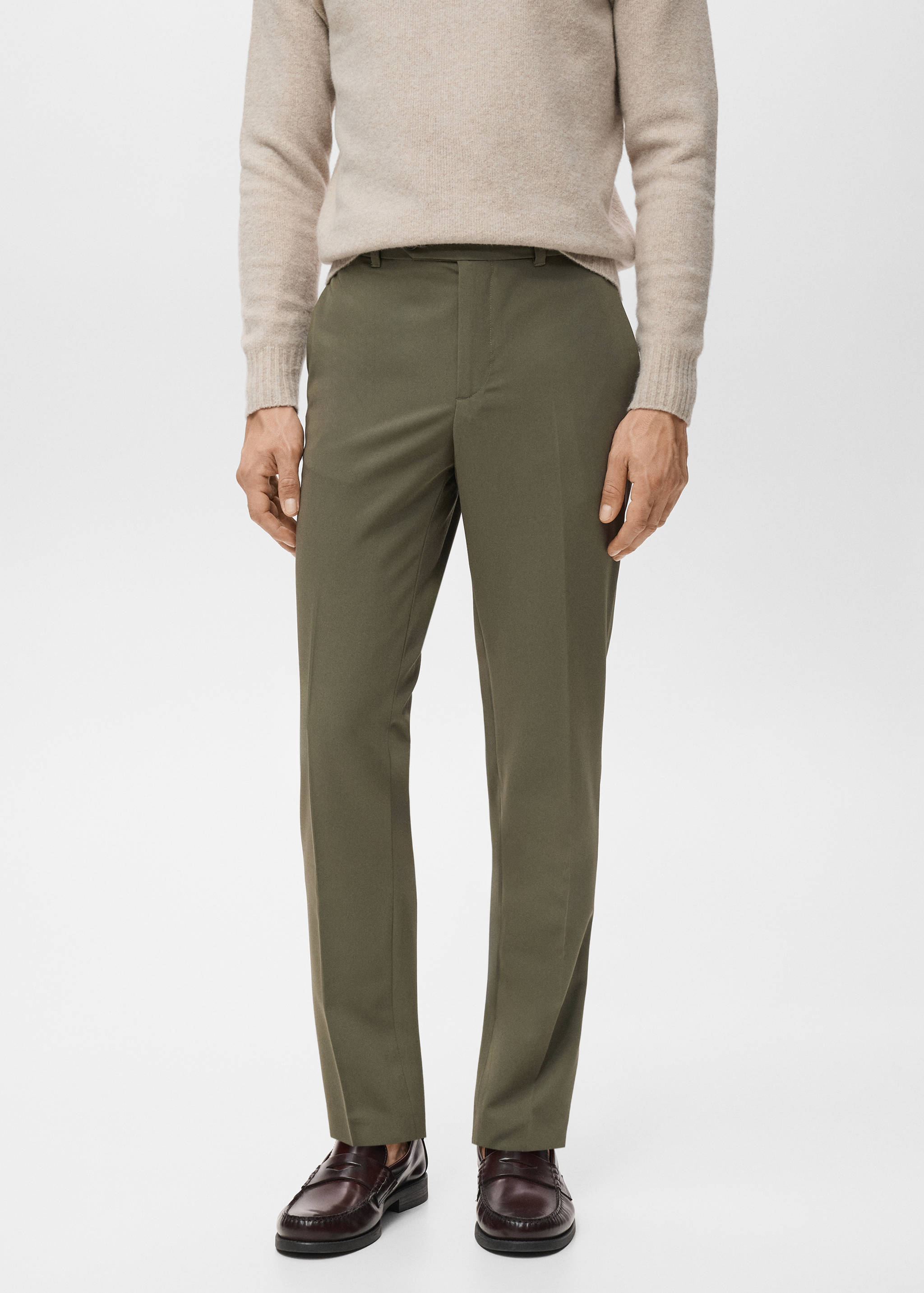 Slim-fit comfort trousers - Medium plane