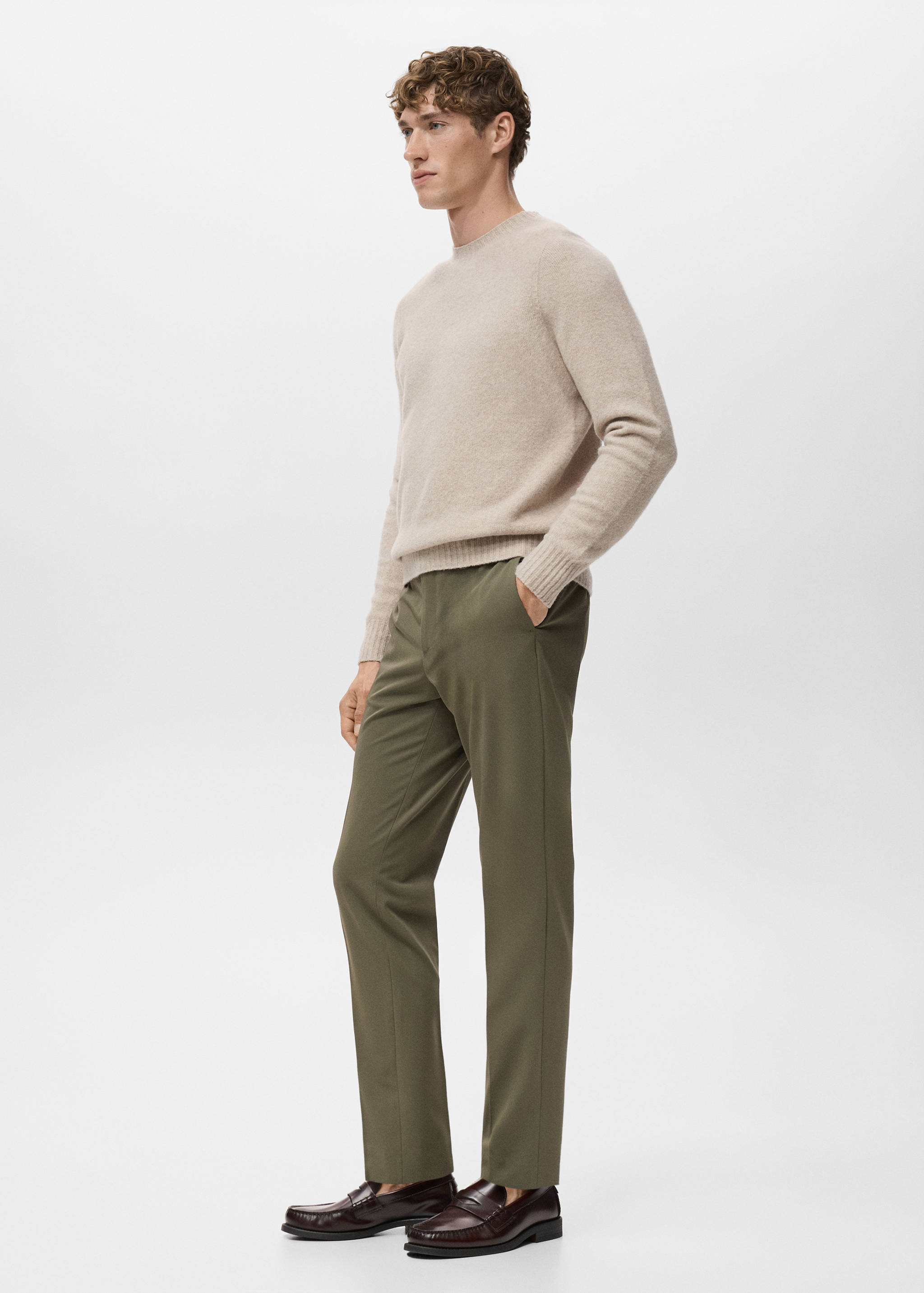Slim-fit comfort trousers - Details of the article 2