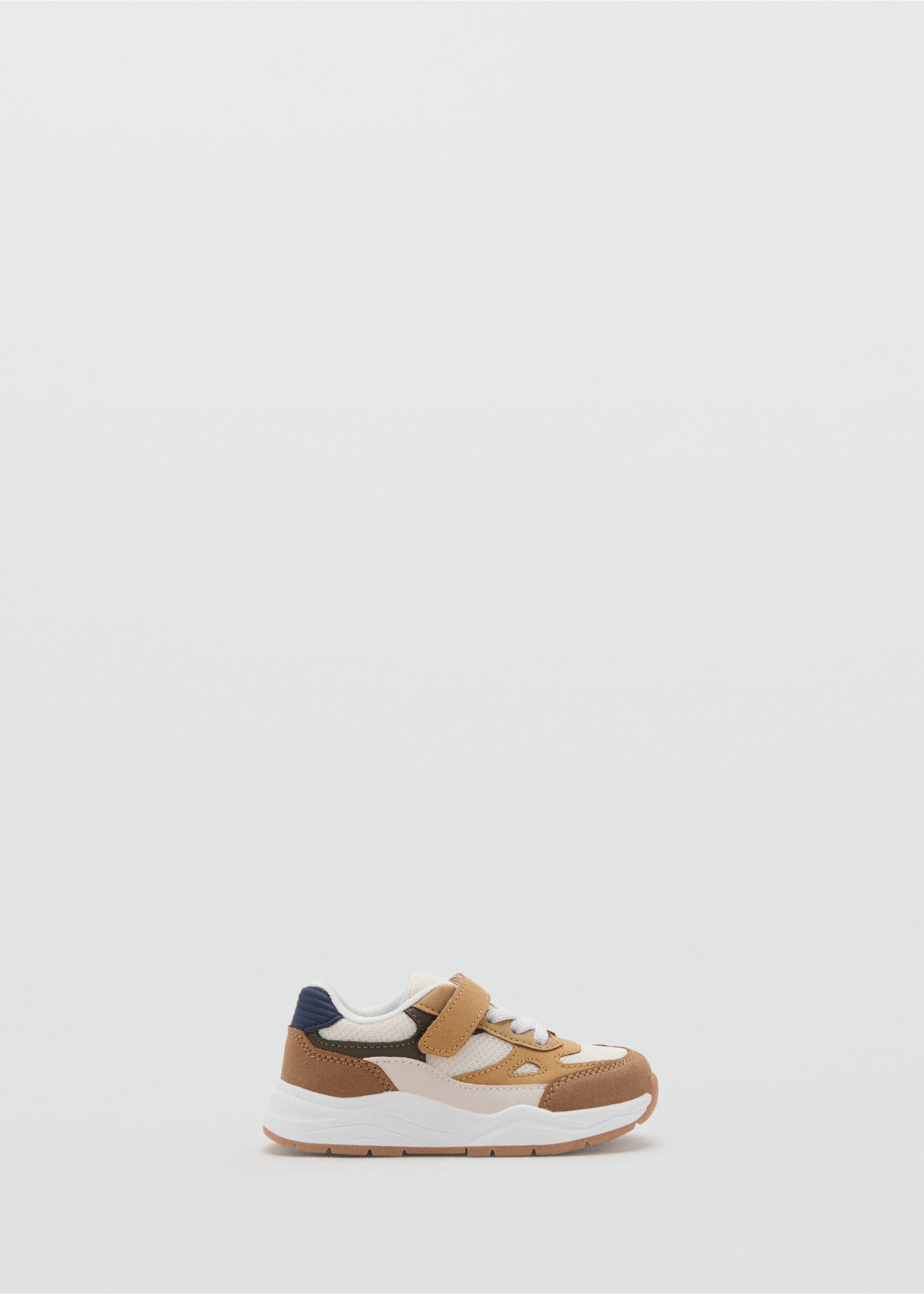 Velcro fastening mixed sneakers - Article without model, Beige. Ref: 17025149-00.