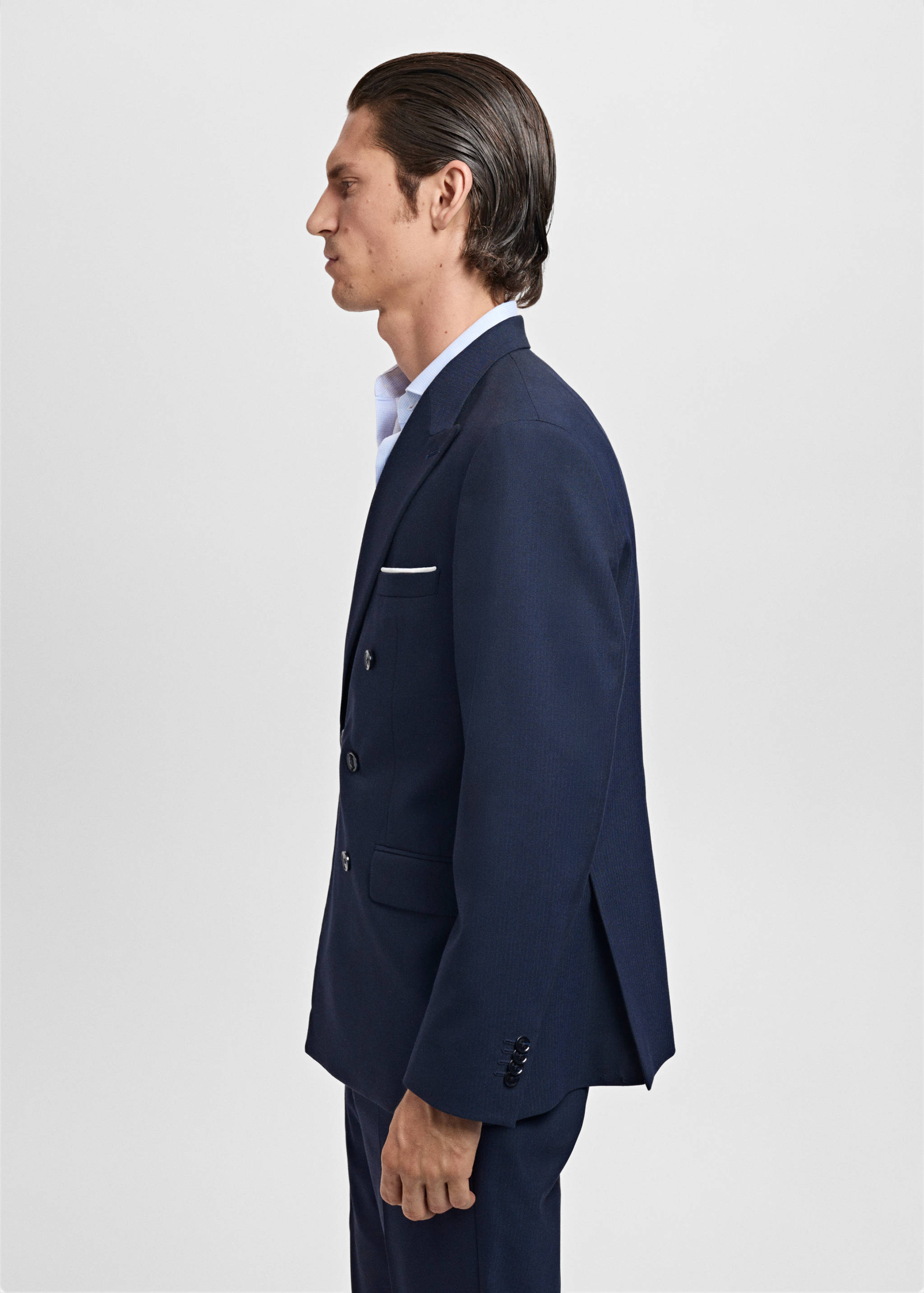 Veste de costume Monaco croisée slim-fit - Détail de l'article 2