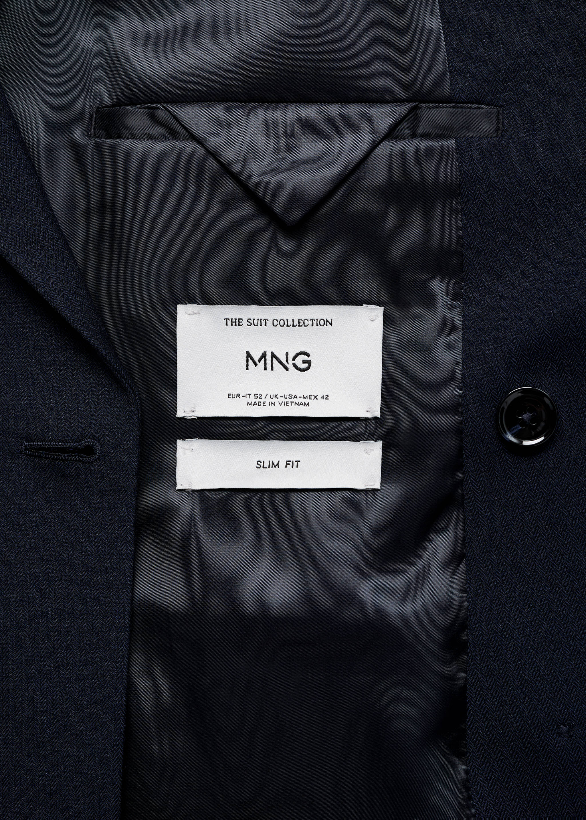 Veste de costume Monaco croisée slim-fit - Détail de l'article 0