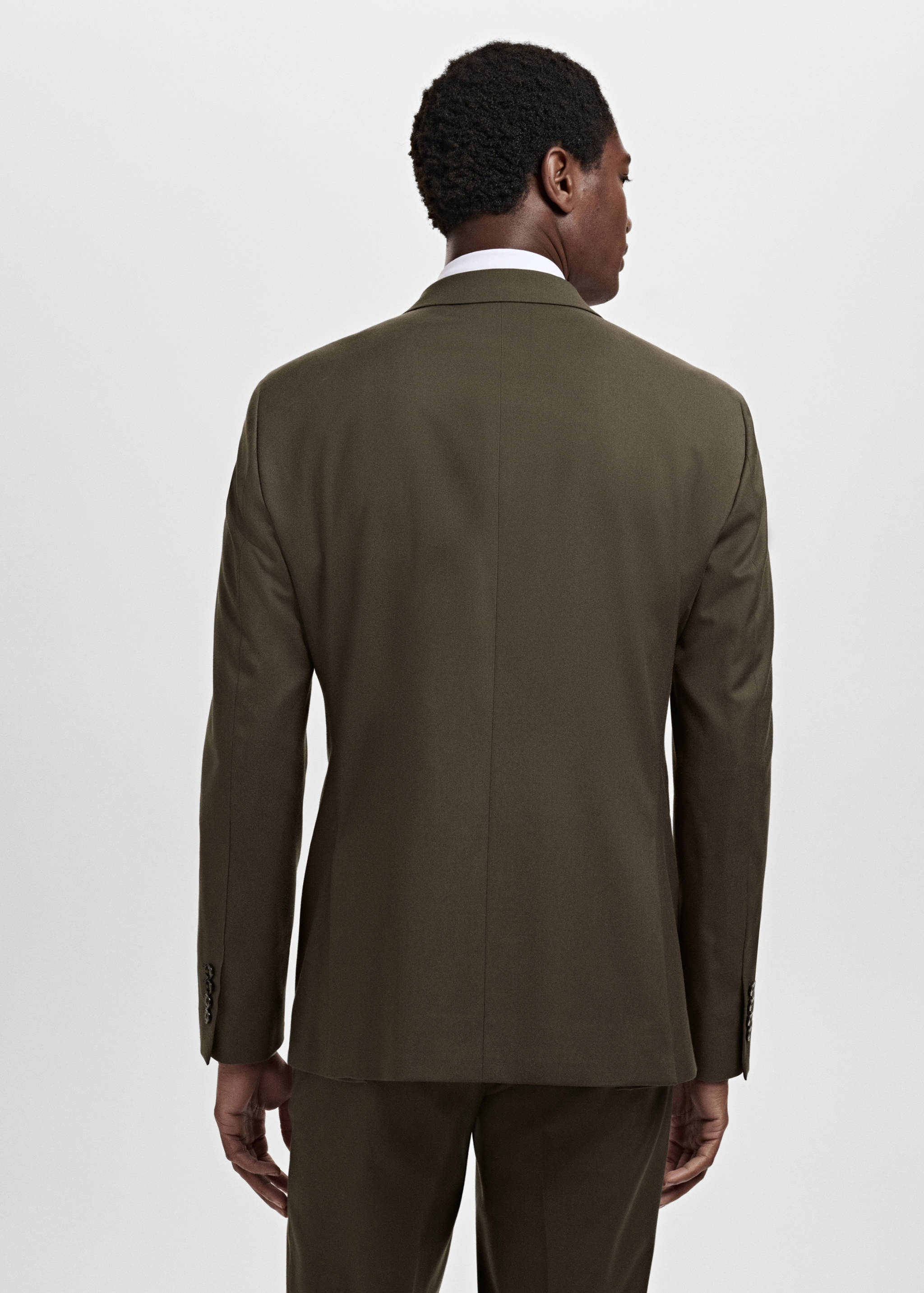 Milan slim-fit suit jacket - Reverse of the article