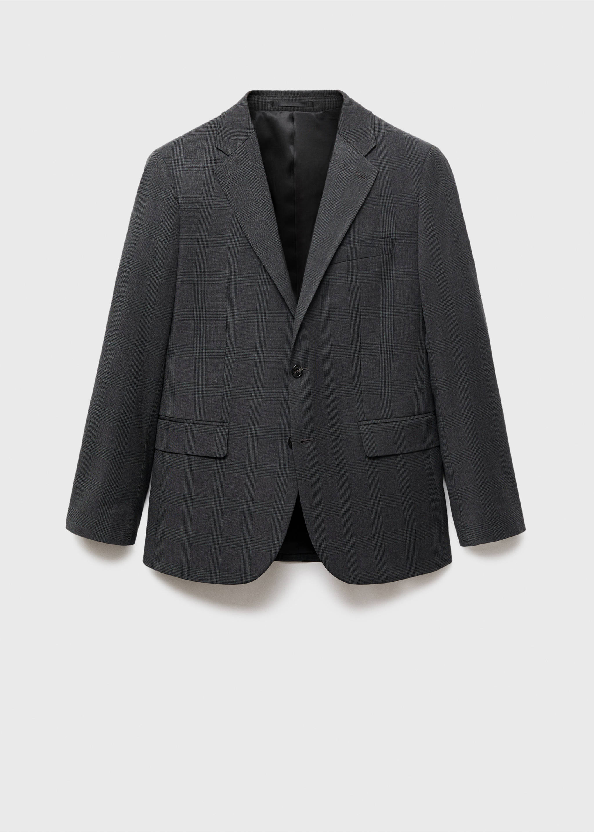 Milan slim-fit suit jacket - Article without model, Dark Heather Grey. Ref: 17025154-00.