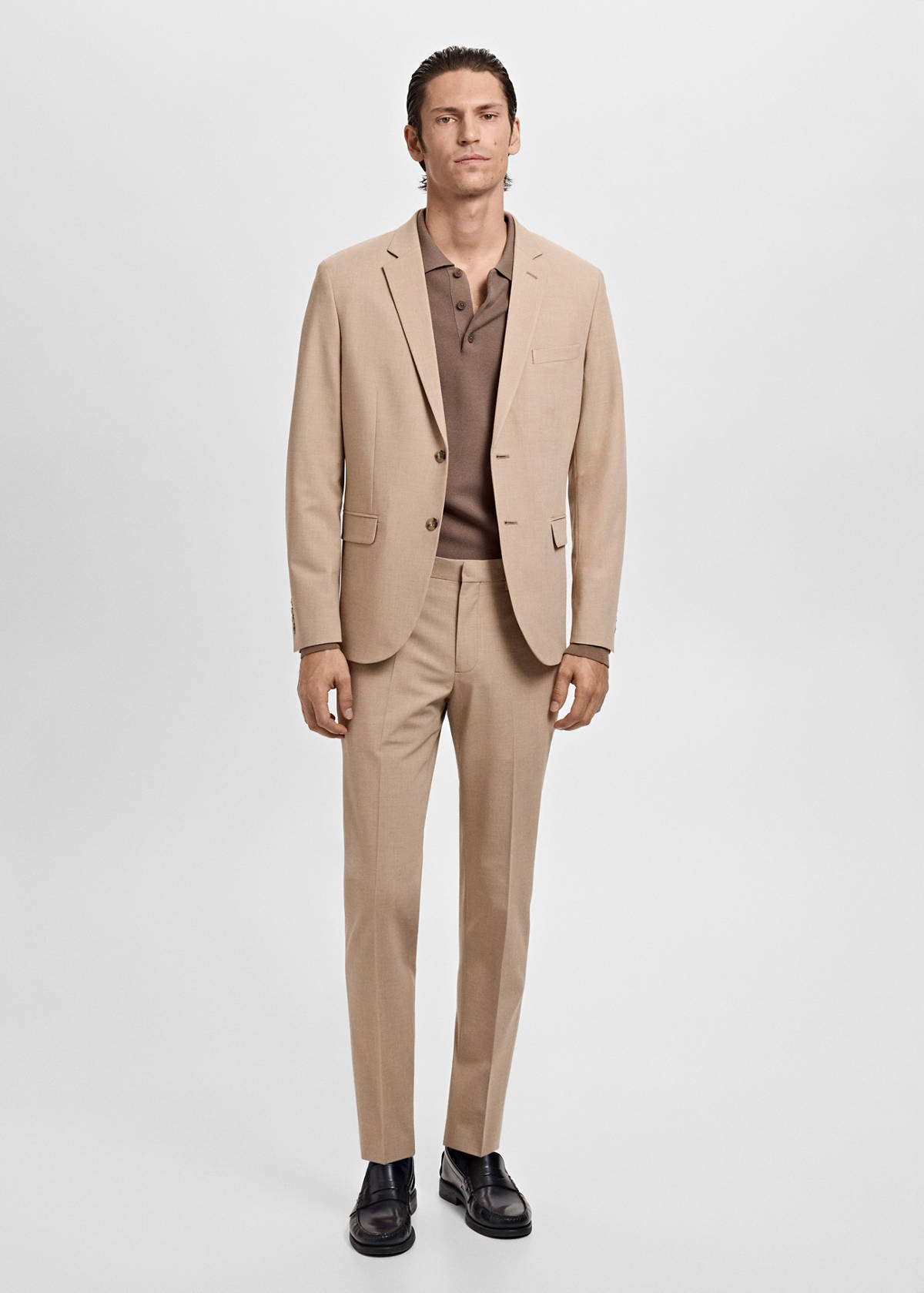 Super slim-fit suit jacket in stretch fabric