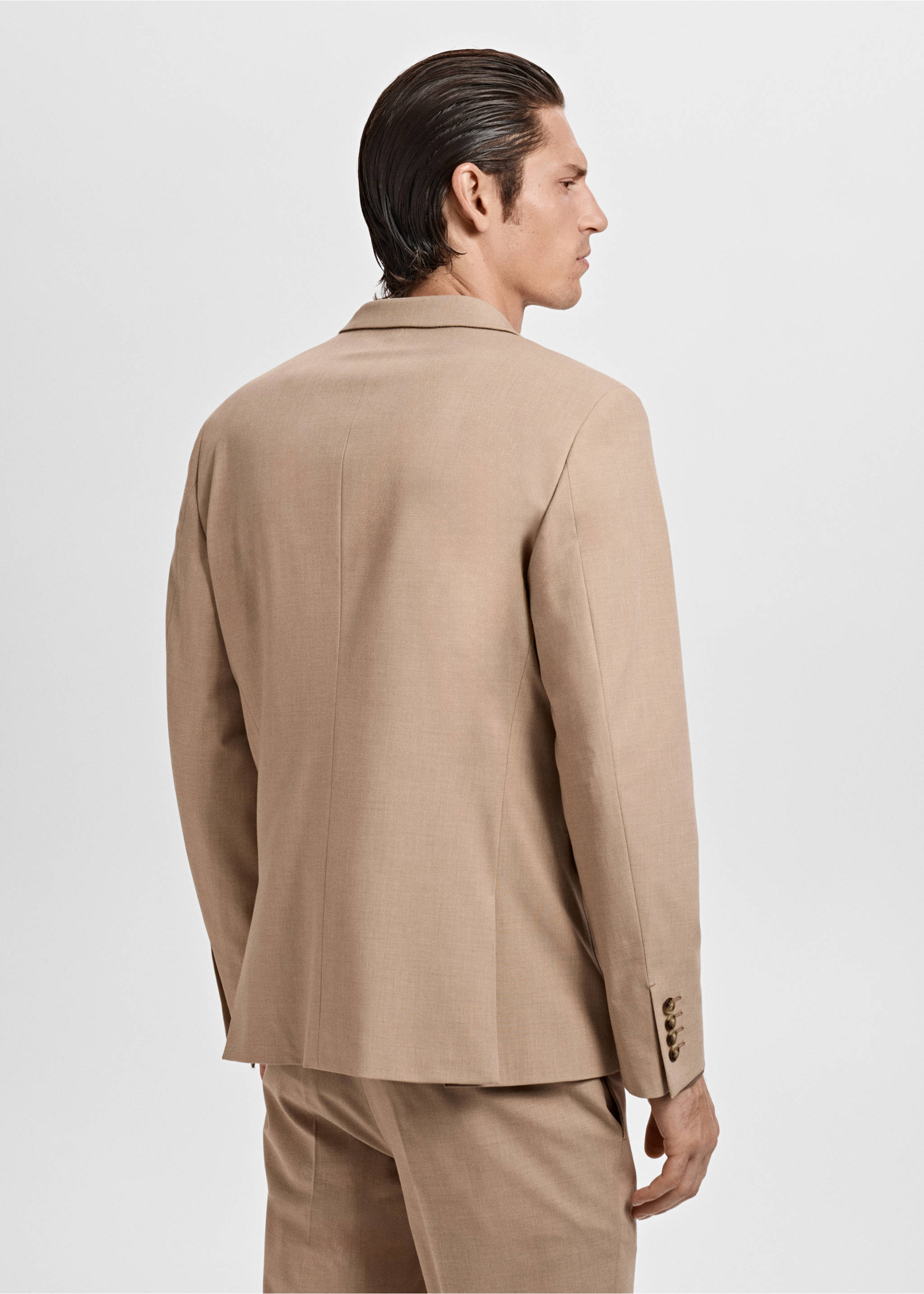 Veste costume París super slim-fit - Verso de l’article, Beige. Ref: 17025155-00.