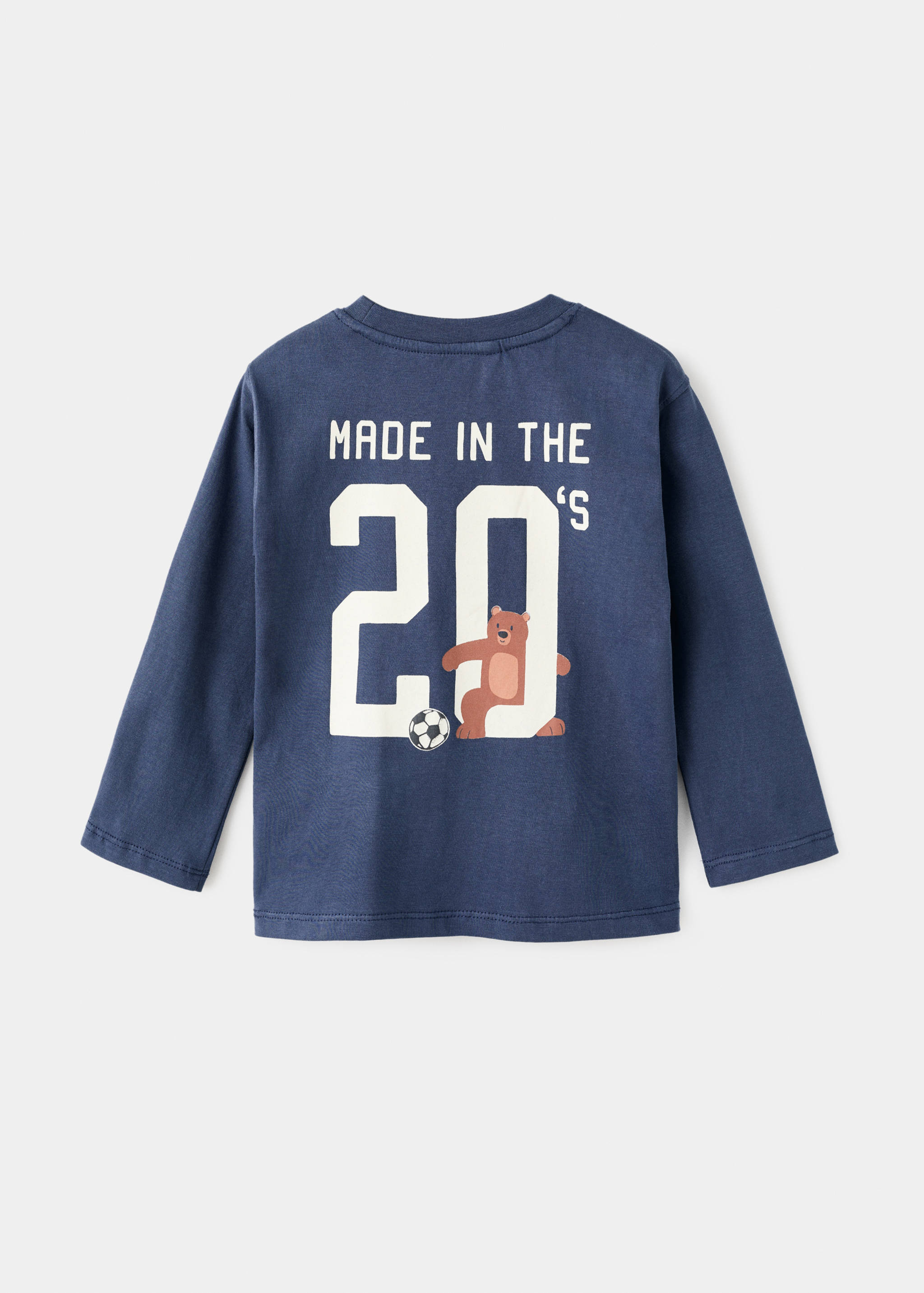 Embroidered printed T-shirt - Reverse of the article