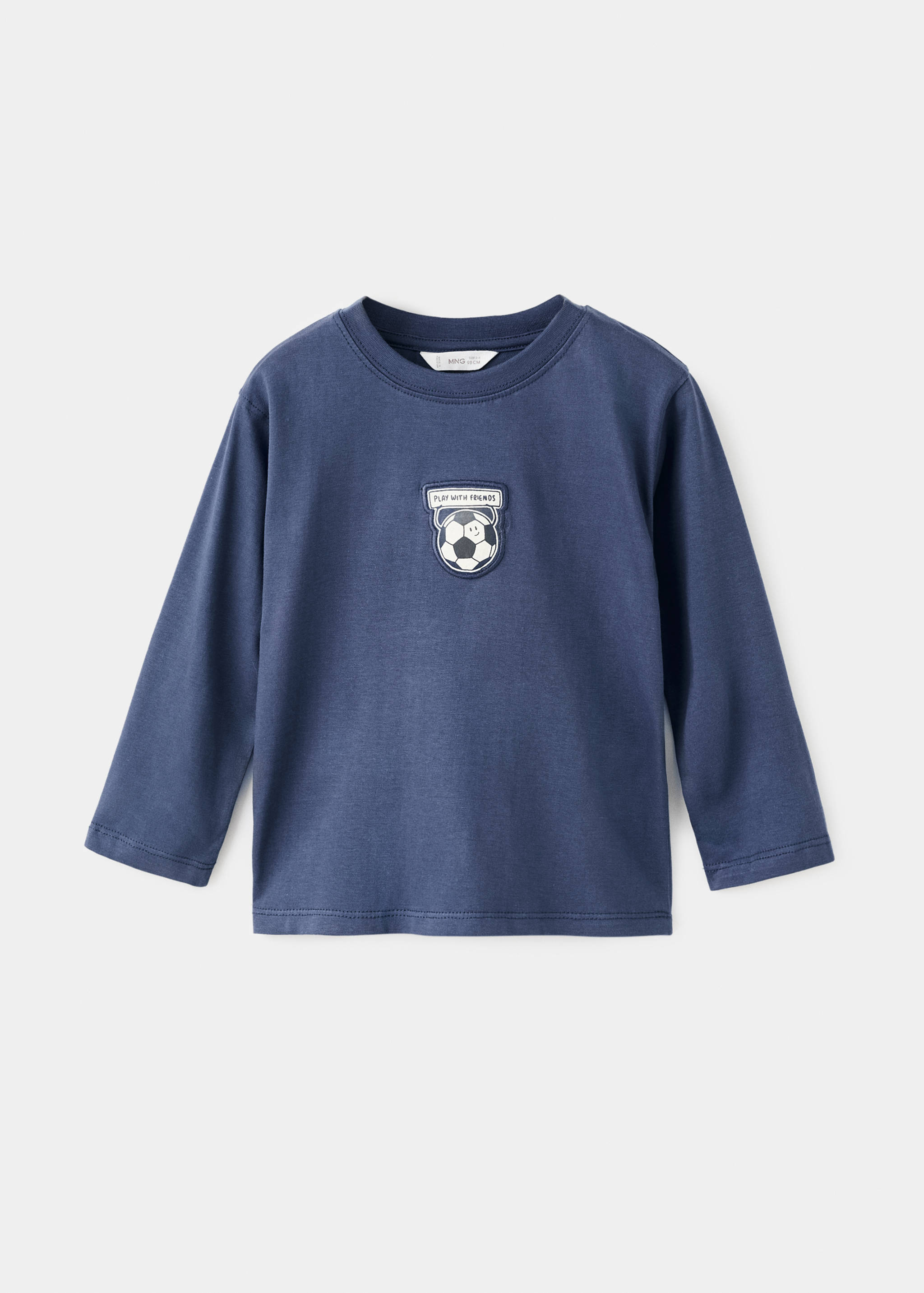 Embroidered printed T-shirt - Article without model