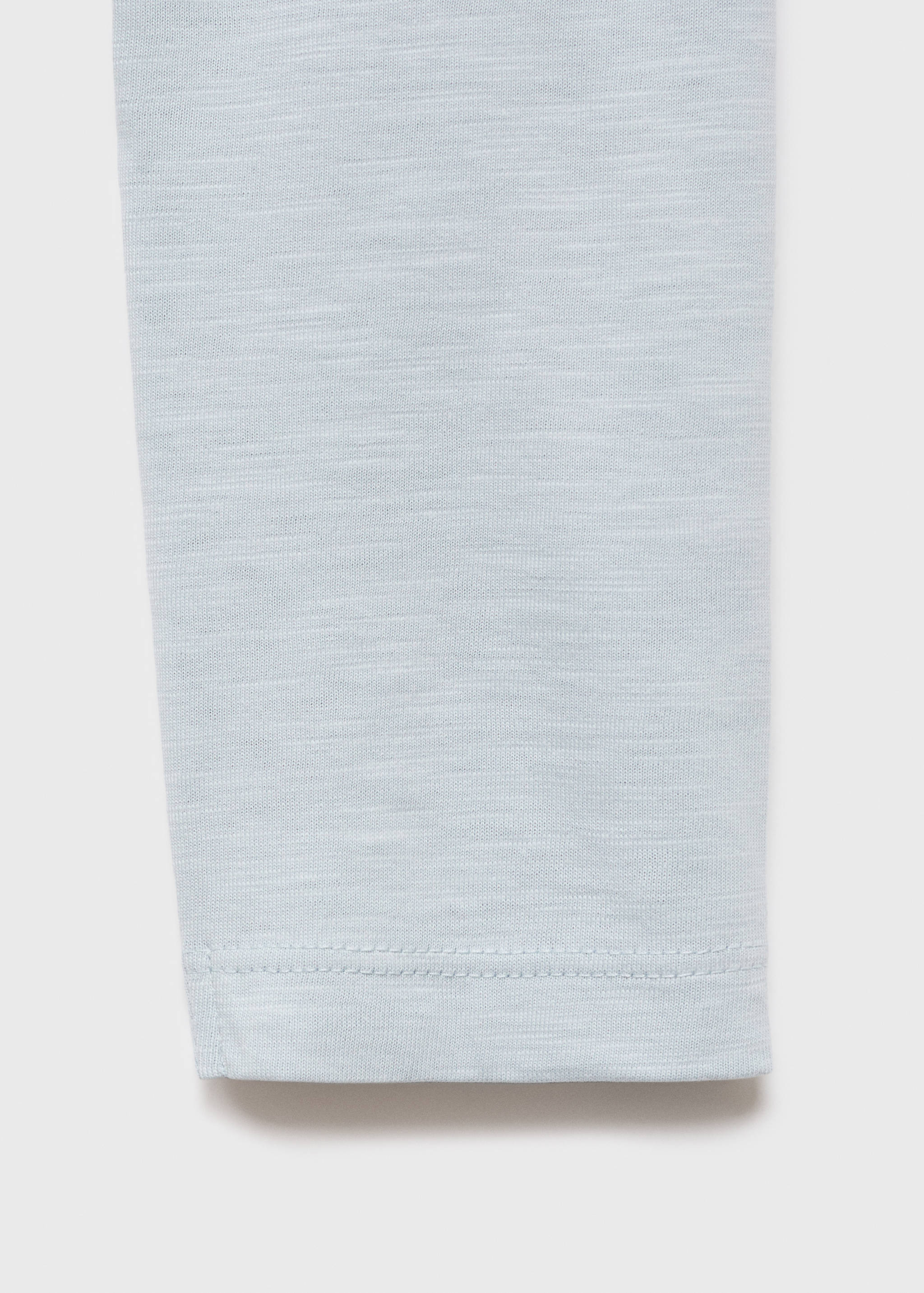 T-Shirt mit Kontrastkragen - Detail des Artikels 0