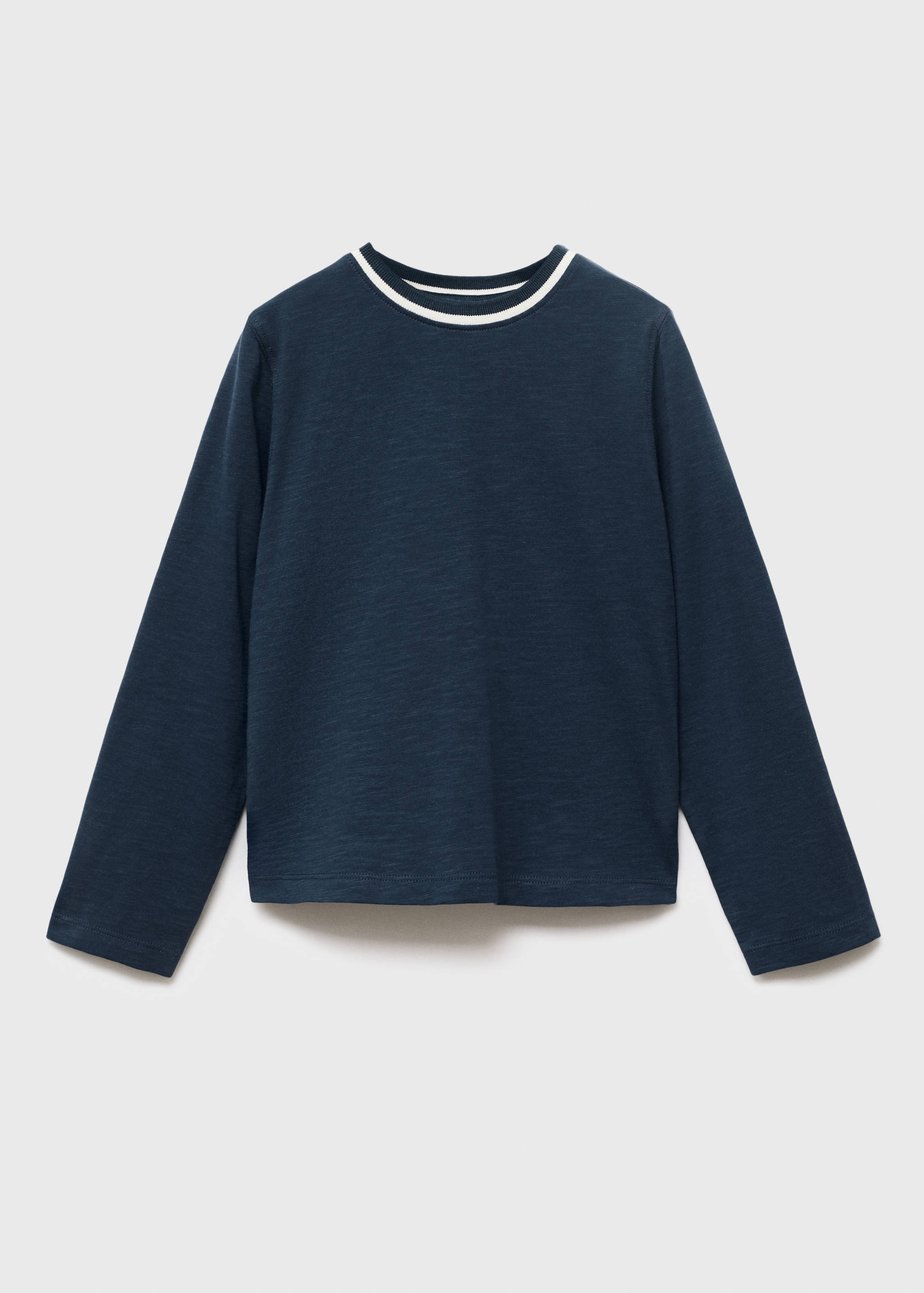 T-Shirt mit Kontrastkragen - Artikel ohne Model