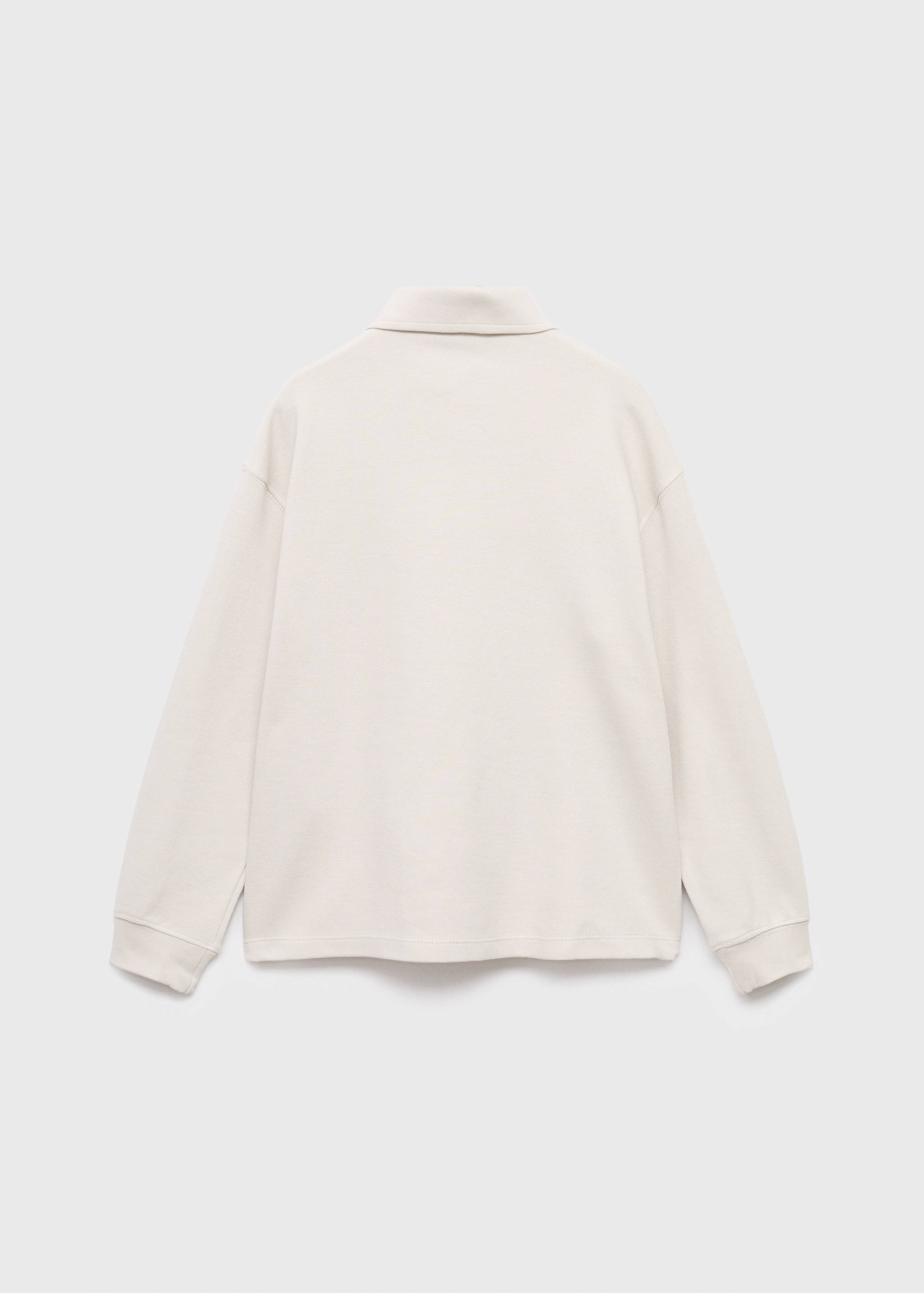 Sweat-shirt col polo - Verso de l’article