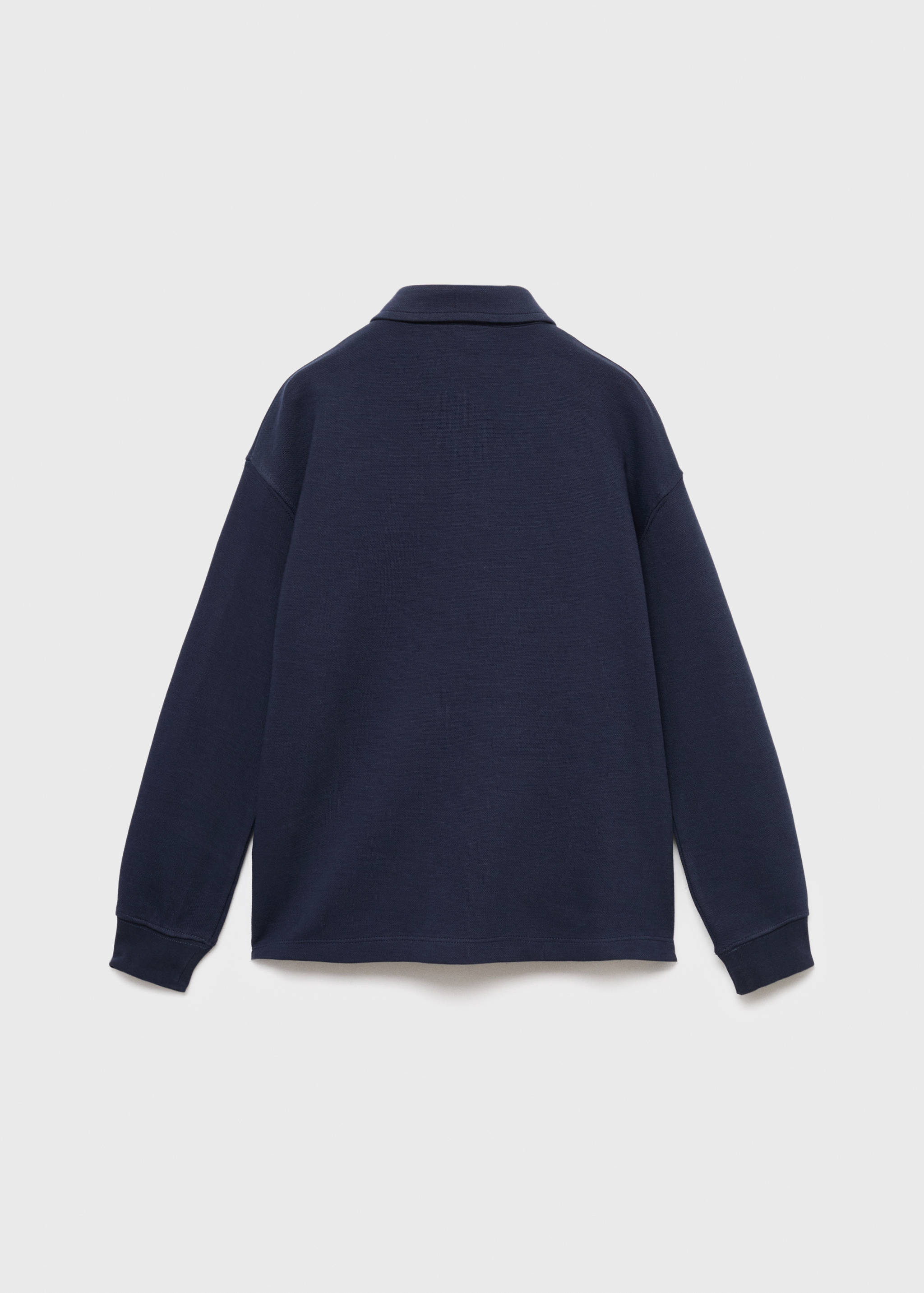 Sweat-shirt col polo - Verso de l’article