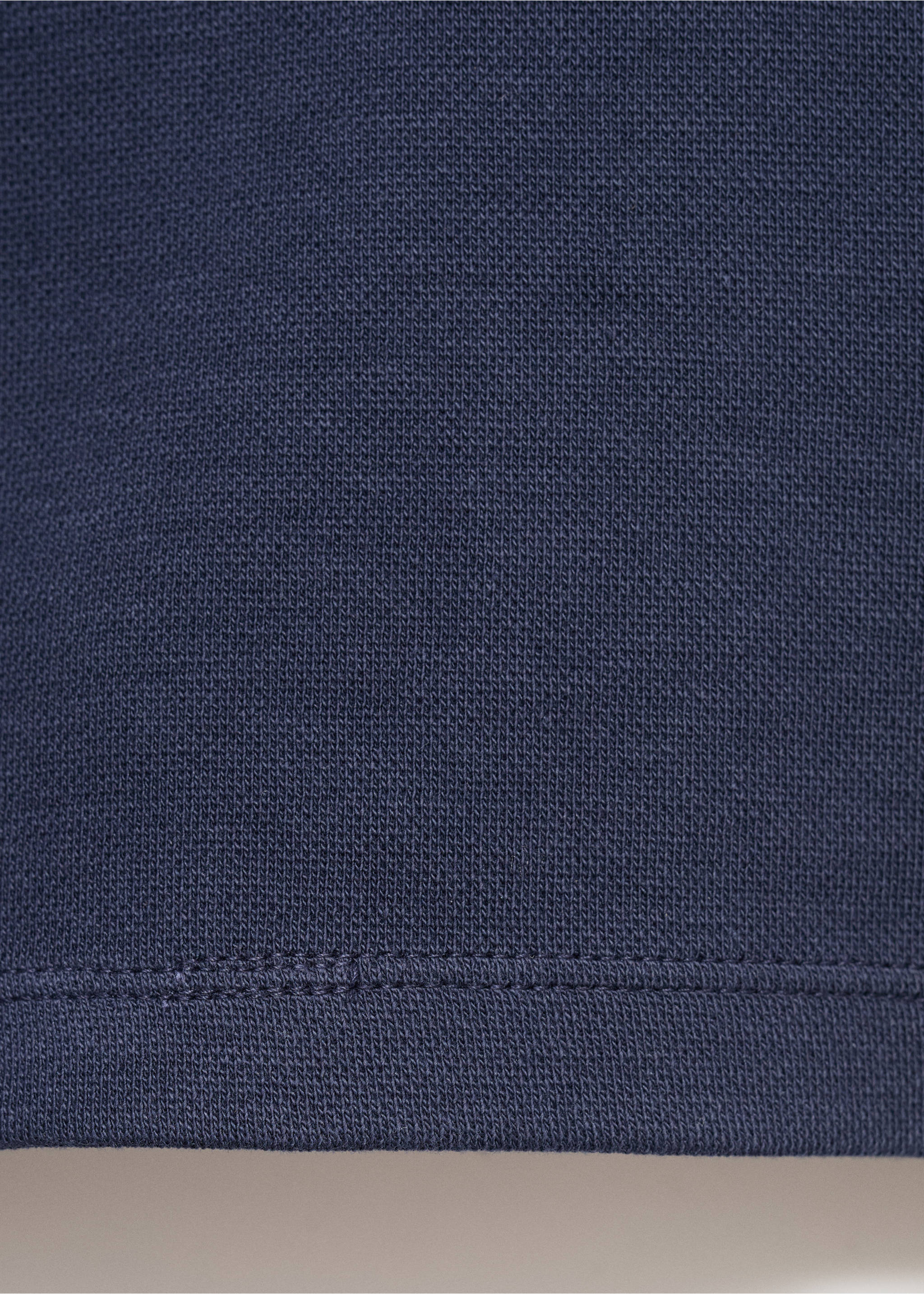 Sweat-shirt col polo - Détail de l'article 0, Bleu marine. Ref: 17025160-00.