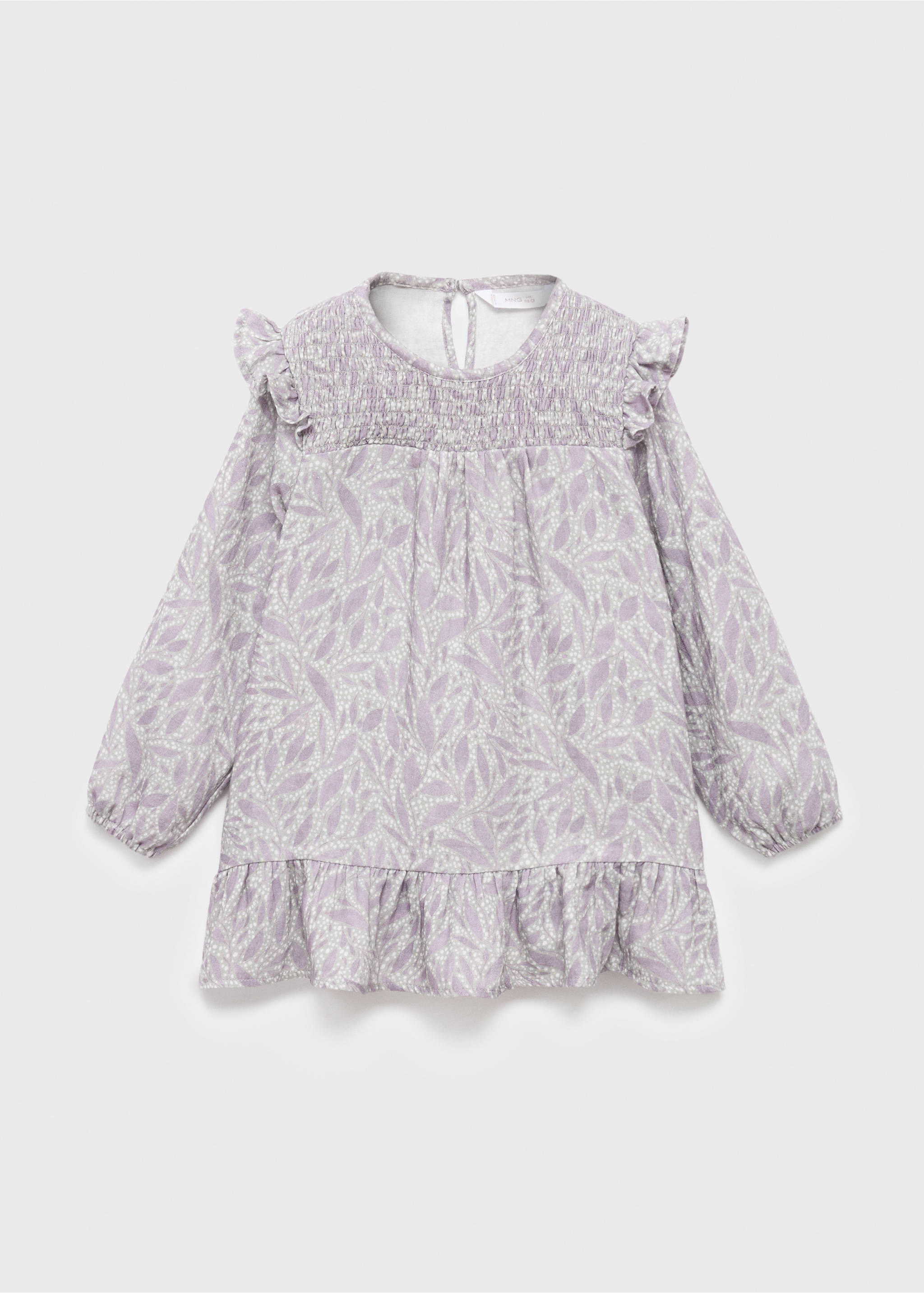 Printed cotton dress - Article without model, Light/Pastel Purple. Ref: 17025164-00.