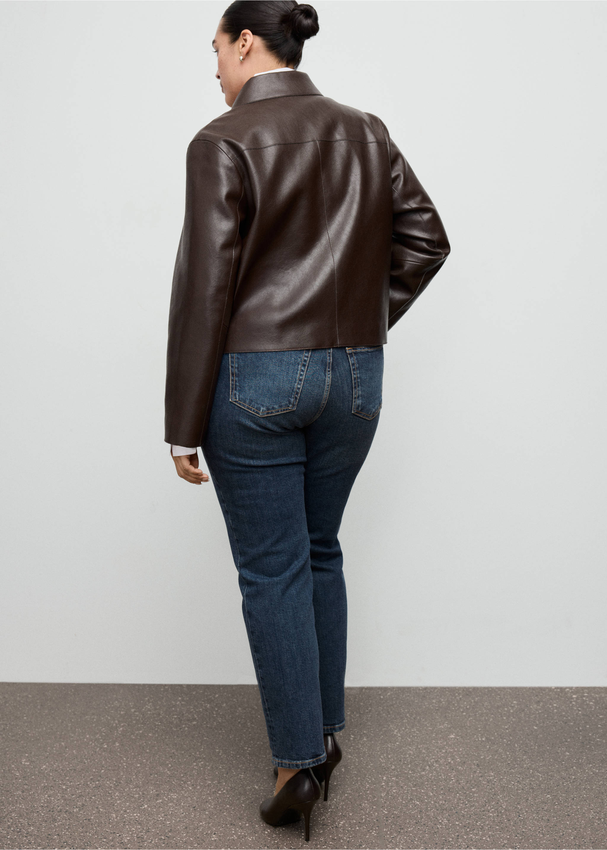 Jean slim taille normale - Détail de l'article 4, Bleu foncé. Ref: 17025172-00.