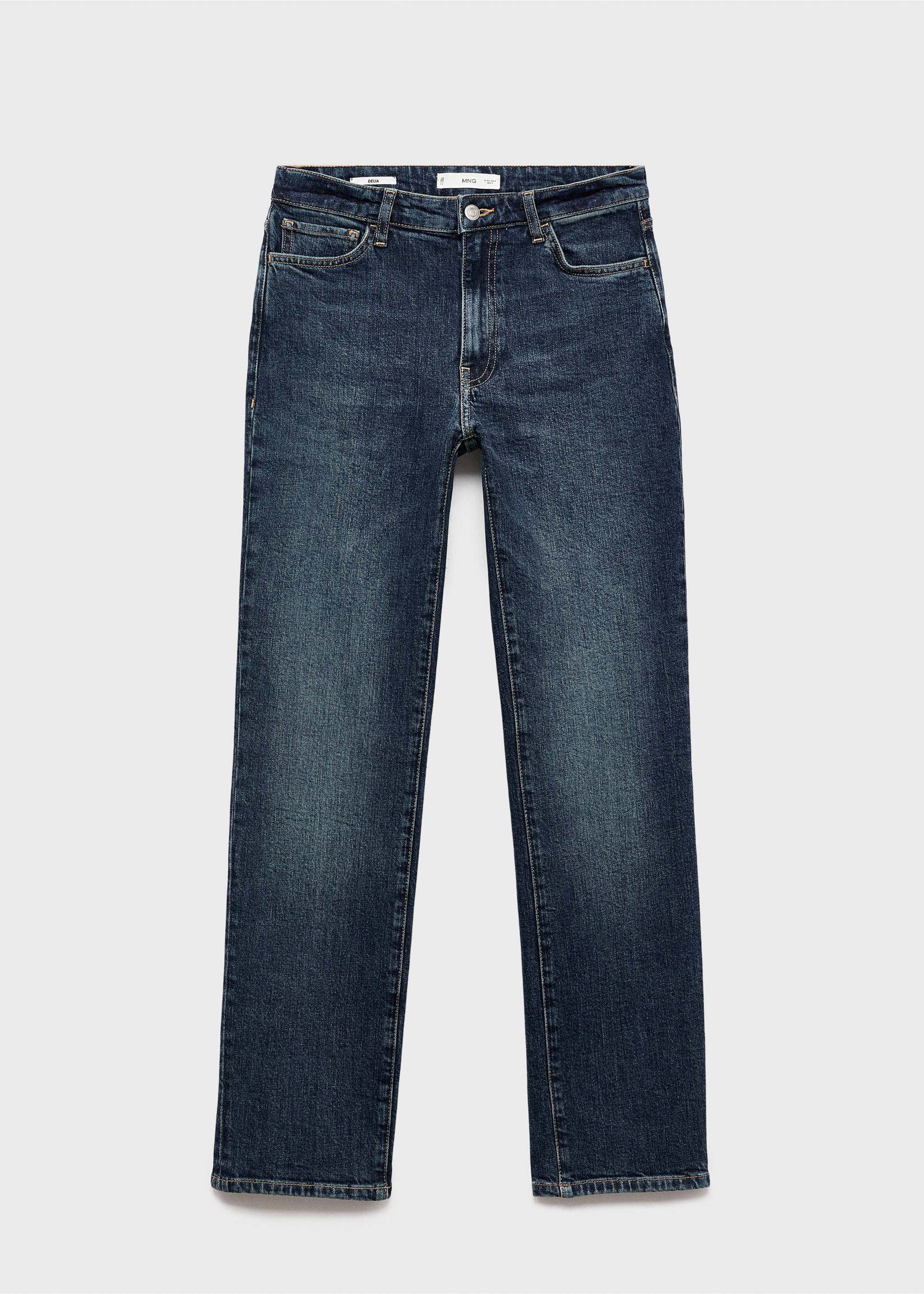 Jean slim taille normale - Article sans modèle, Bleu foncé. Ref: 17025172-00.
