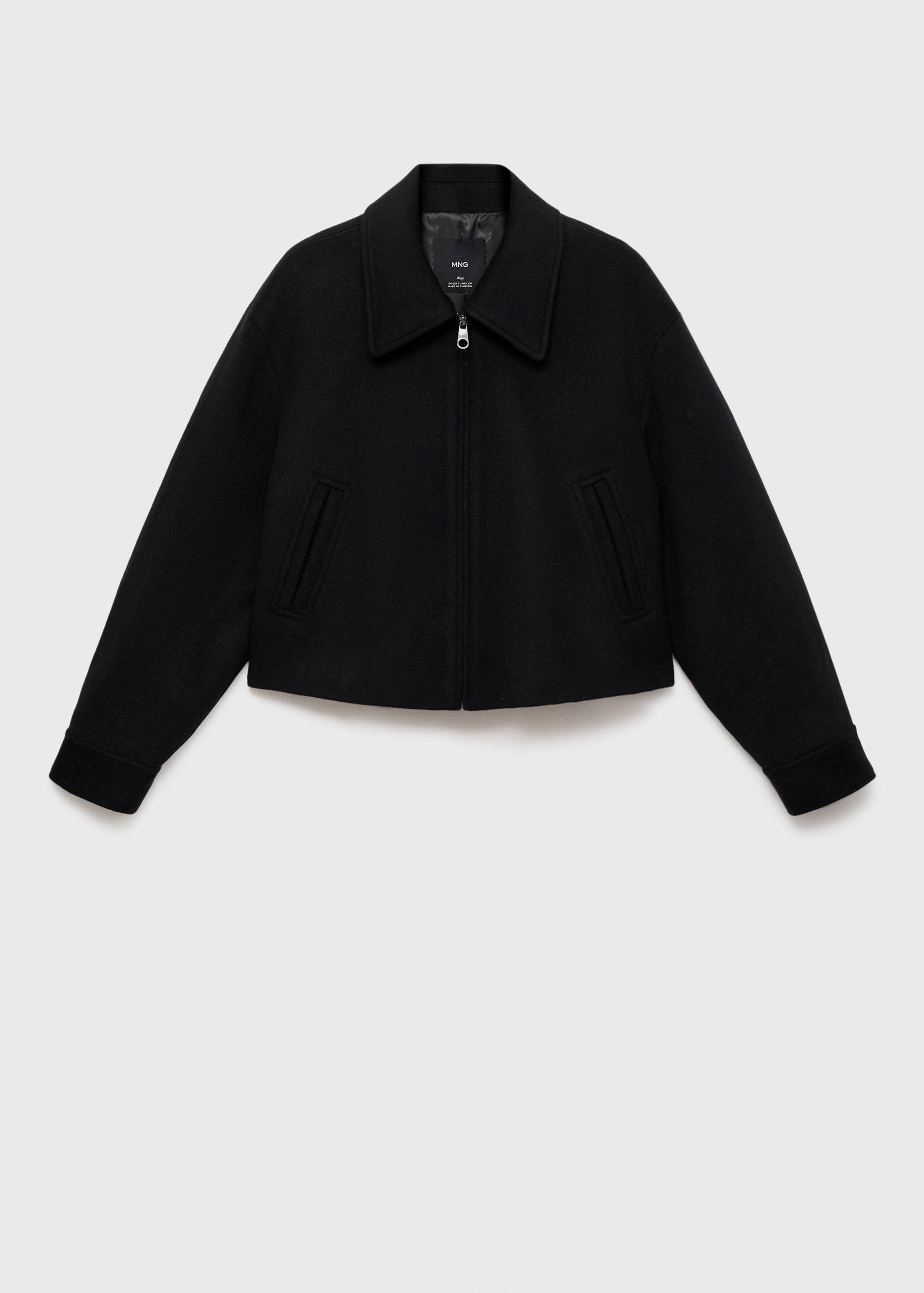 Wool bomber jacket - Article without model