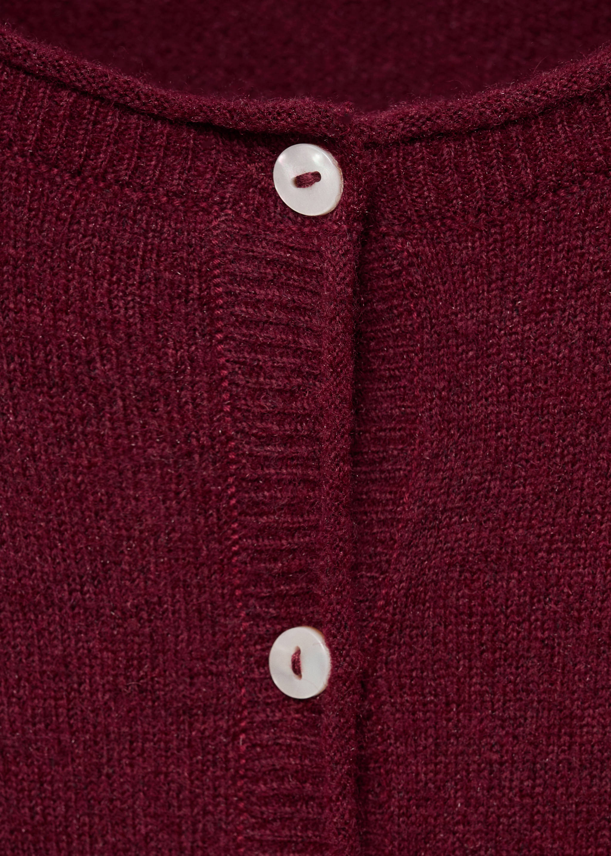 Knitted button cardigan - Details of the article 8