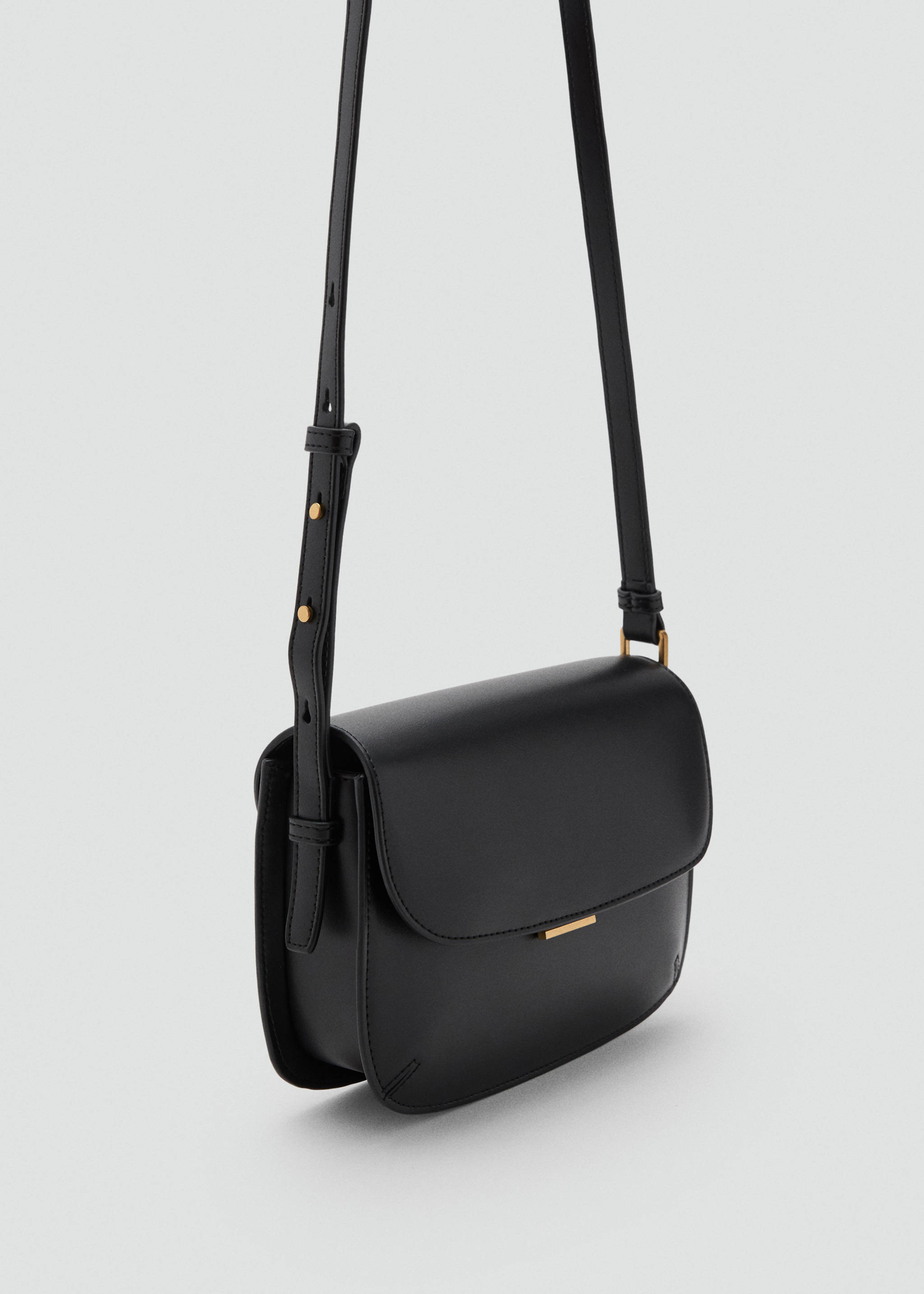 Crossbody bag with flap - Medium plane