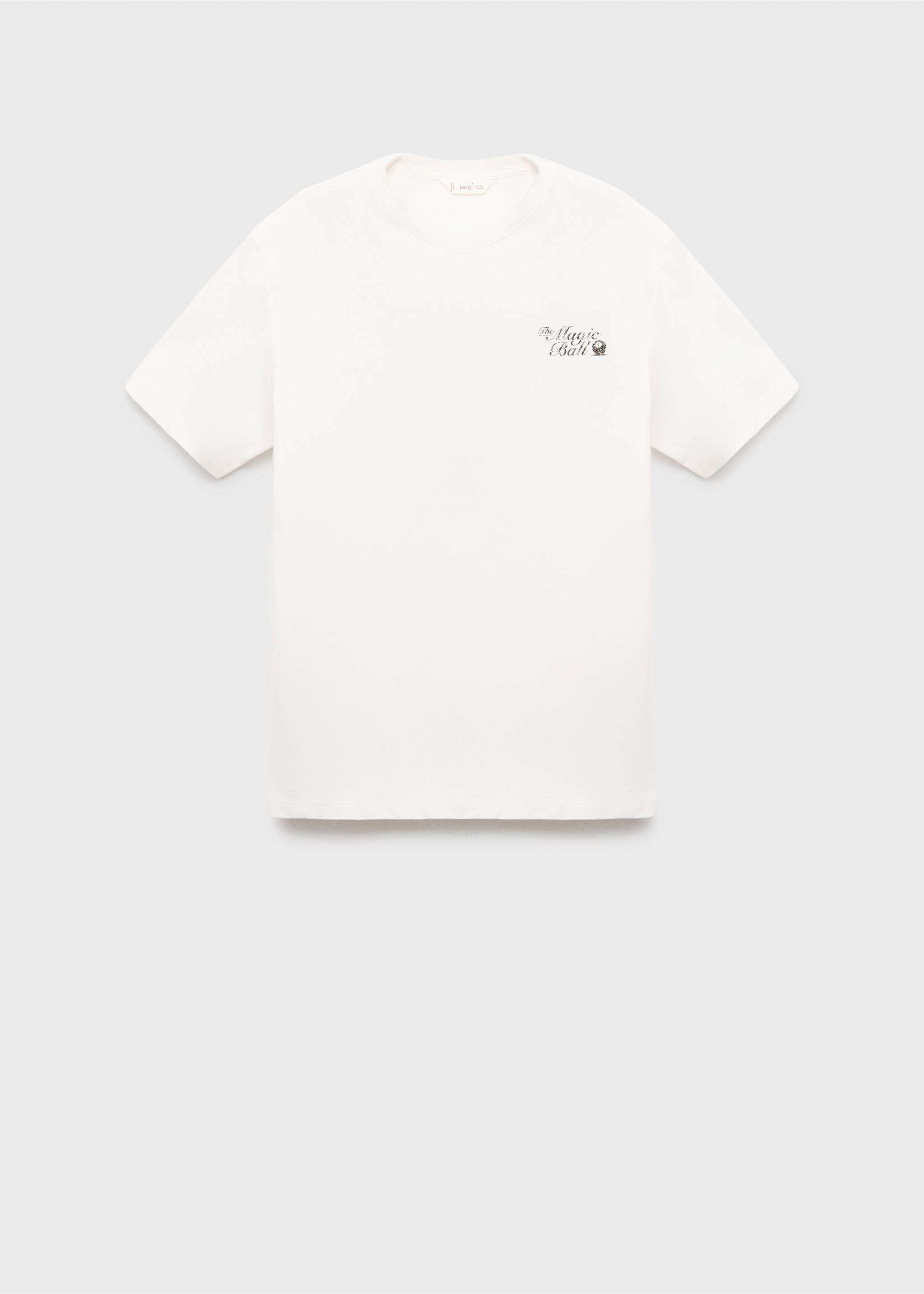 Oversized cotton t-shirt - Article without model, Off White. Ref: 17025802-00.