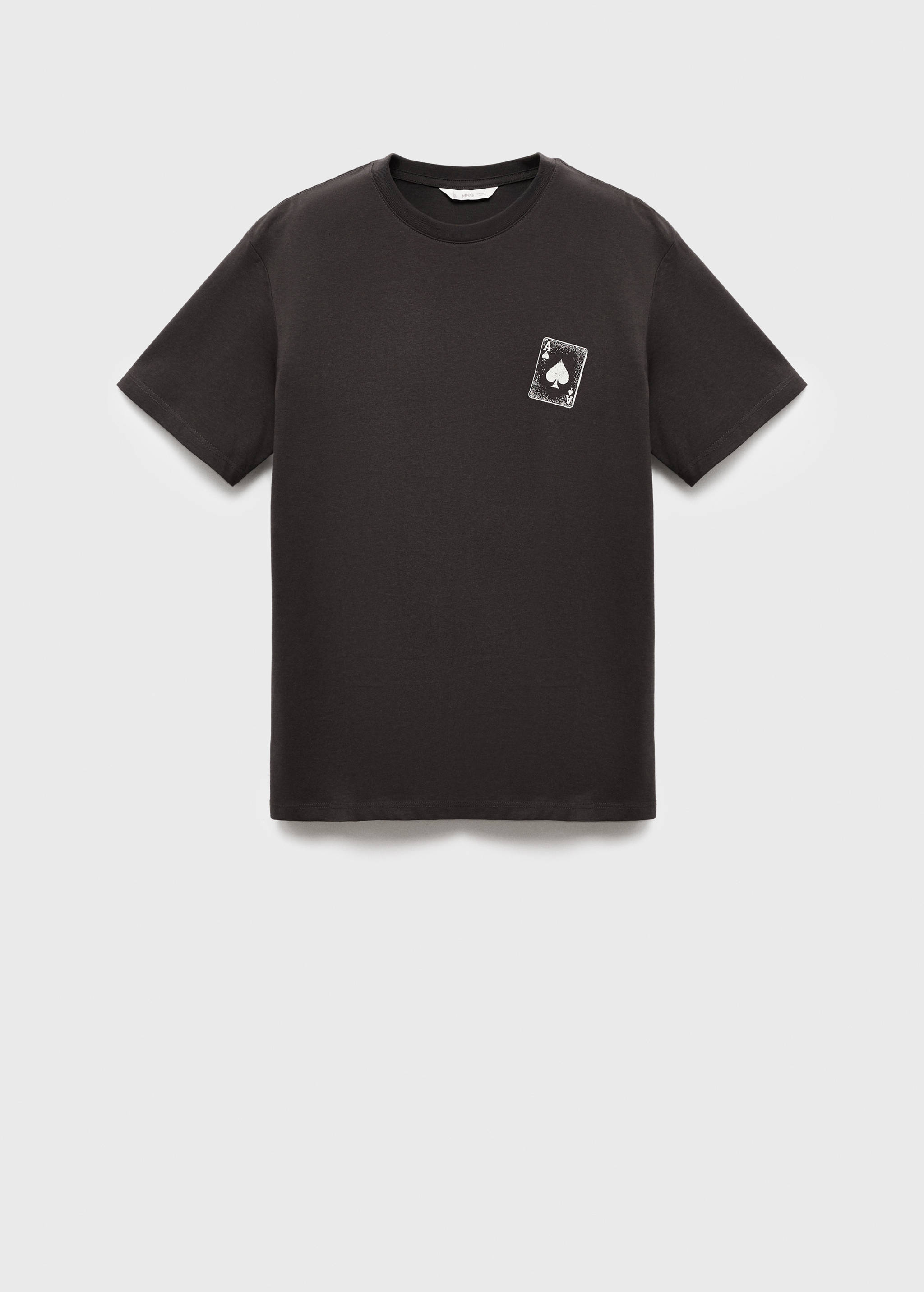 Printed cotton-blend t-shirt - Article without model