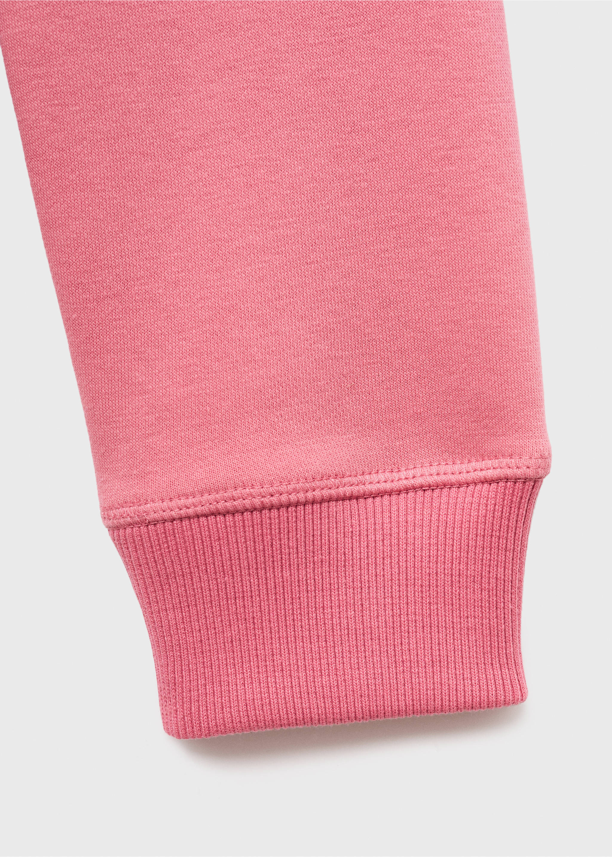 Printed cotton sweatshirt - Details of the article 8, Pink. Ref: 17025806-00.