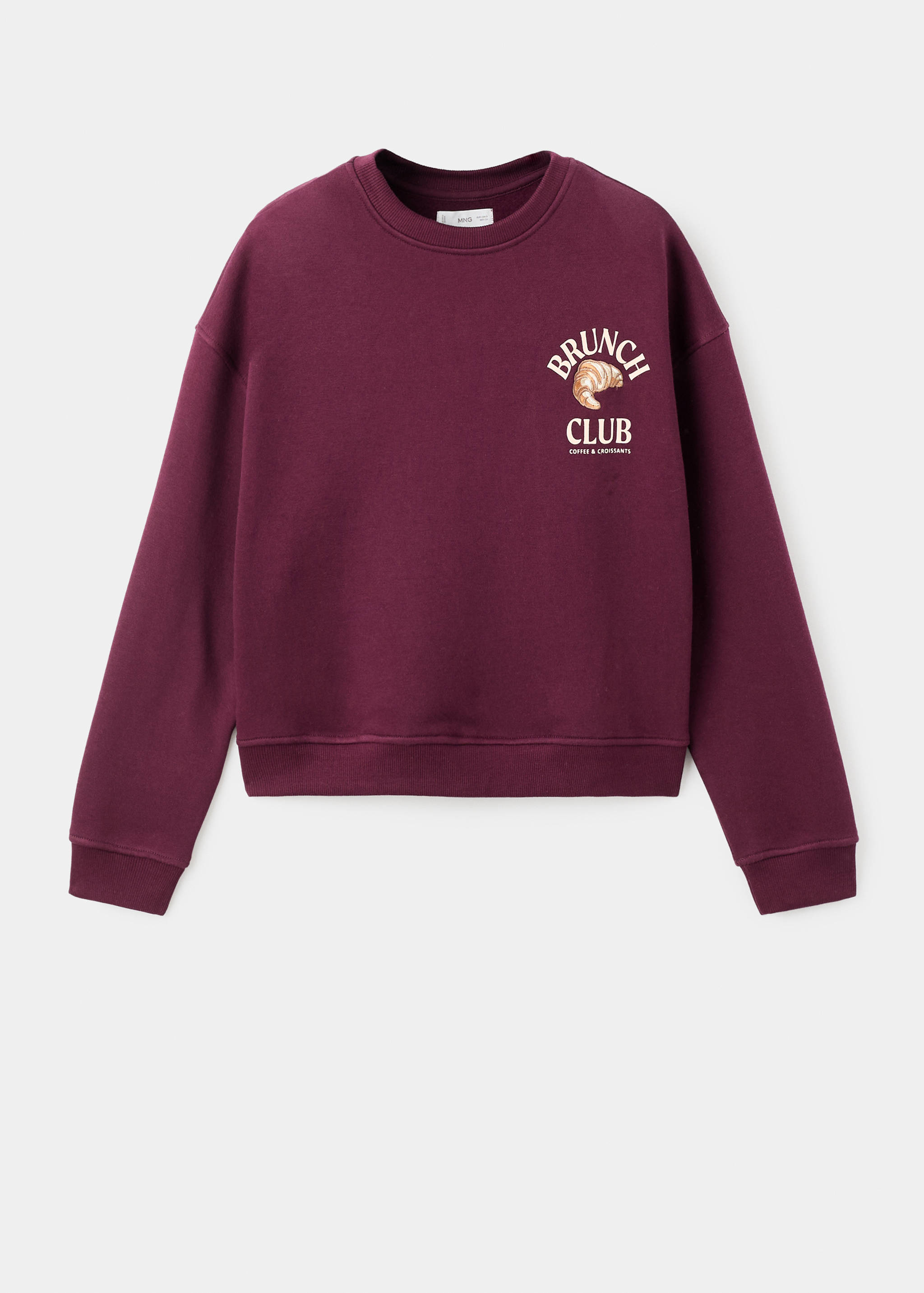 Printed cotton sweatshirt - Article without model