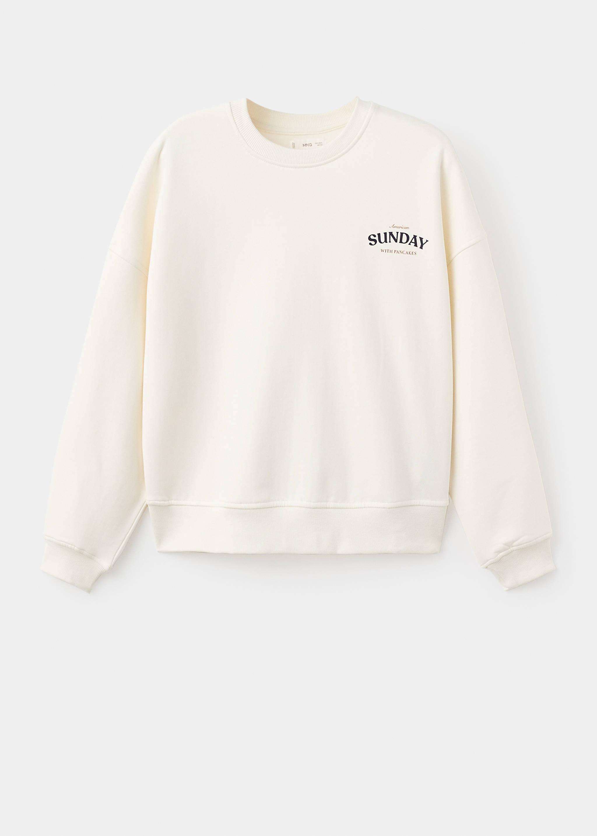 Printed cotton sweatshirt - Article without model