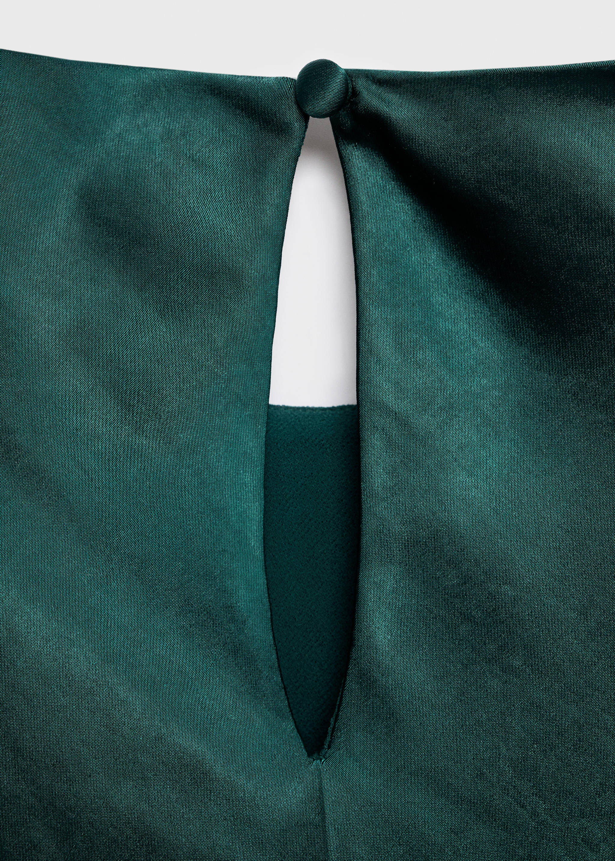 Fitted satin dress - Details of the article 0