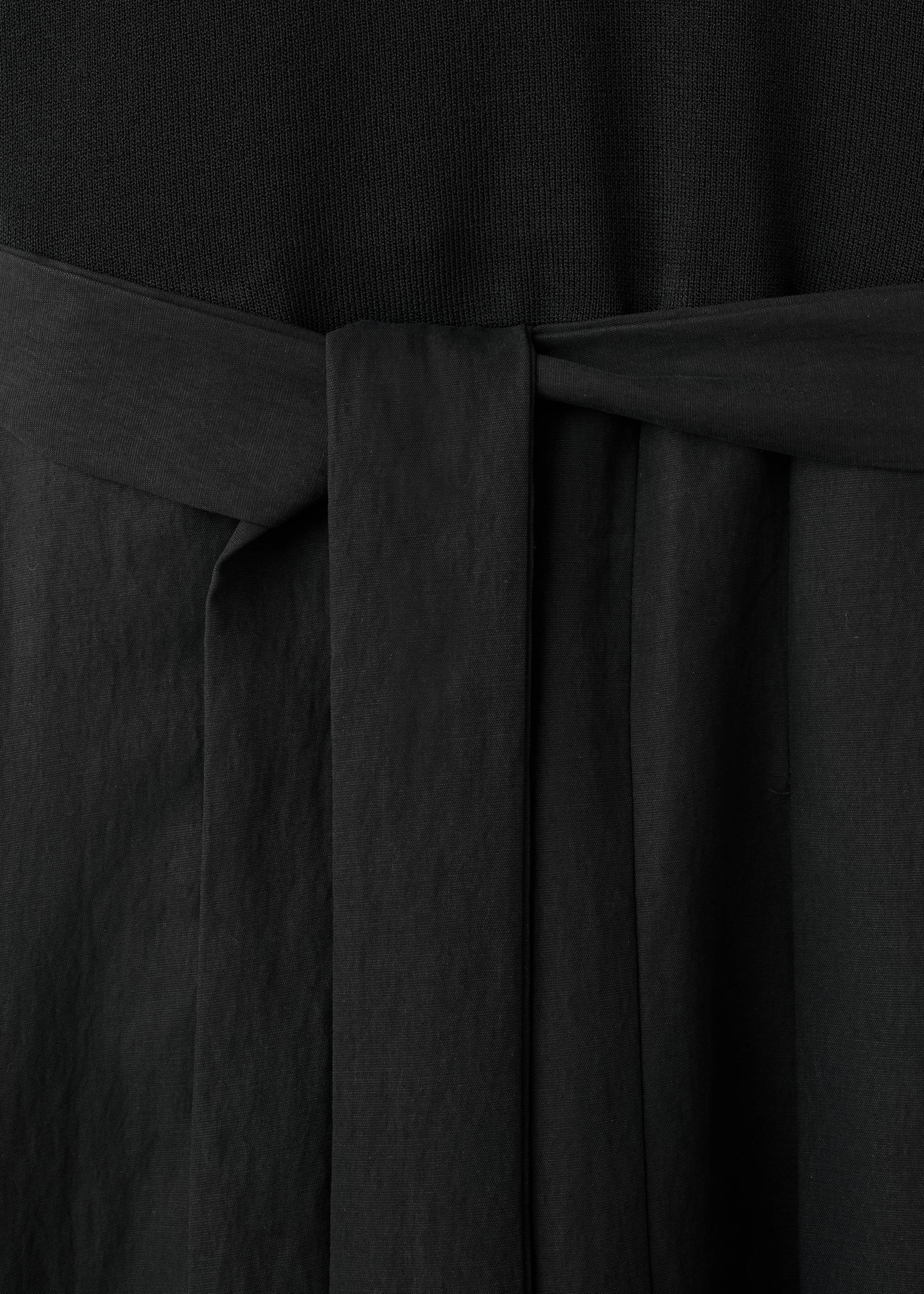 Vestit cinturó teixit combinat - Detall de l'article 8