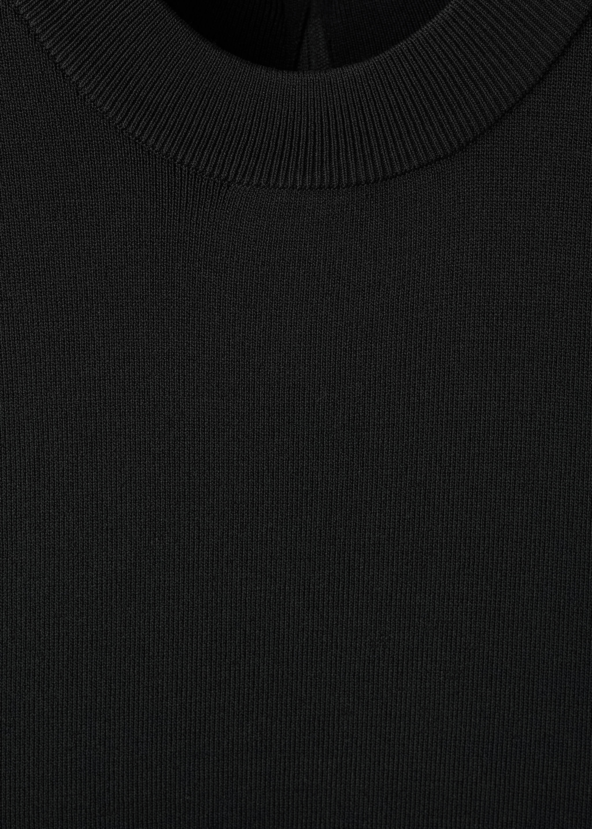 Vestit cinturó teixit combinat - Detall de l'article 0