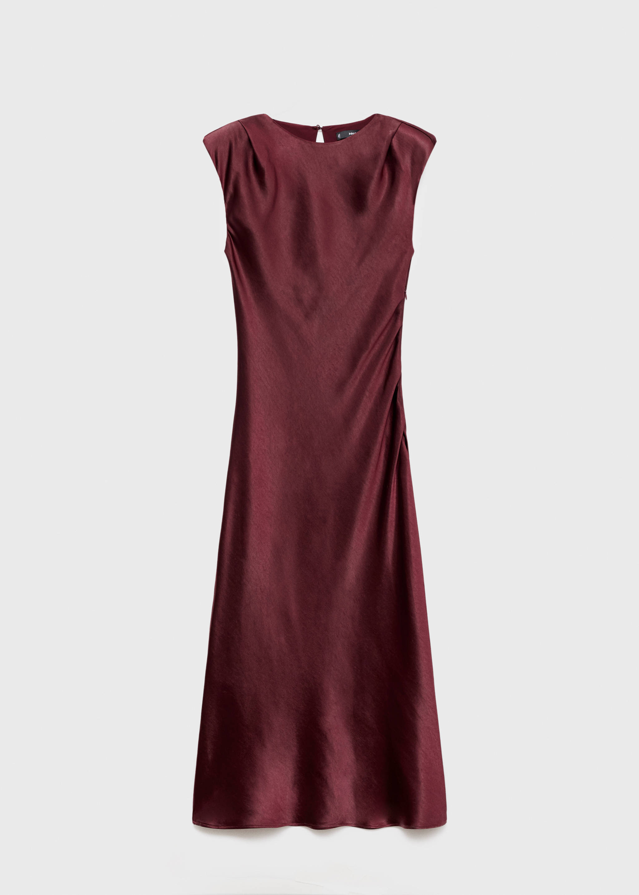 Fitted satin dress - Article without model