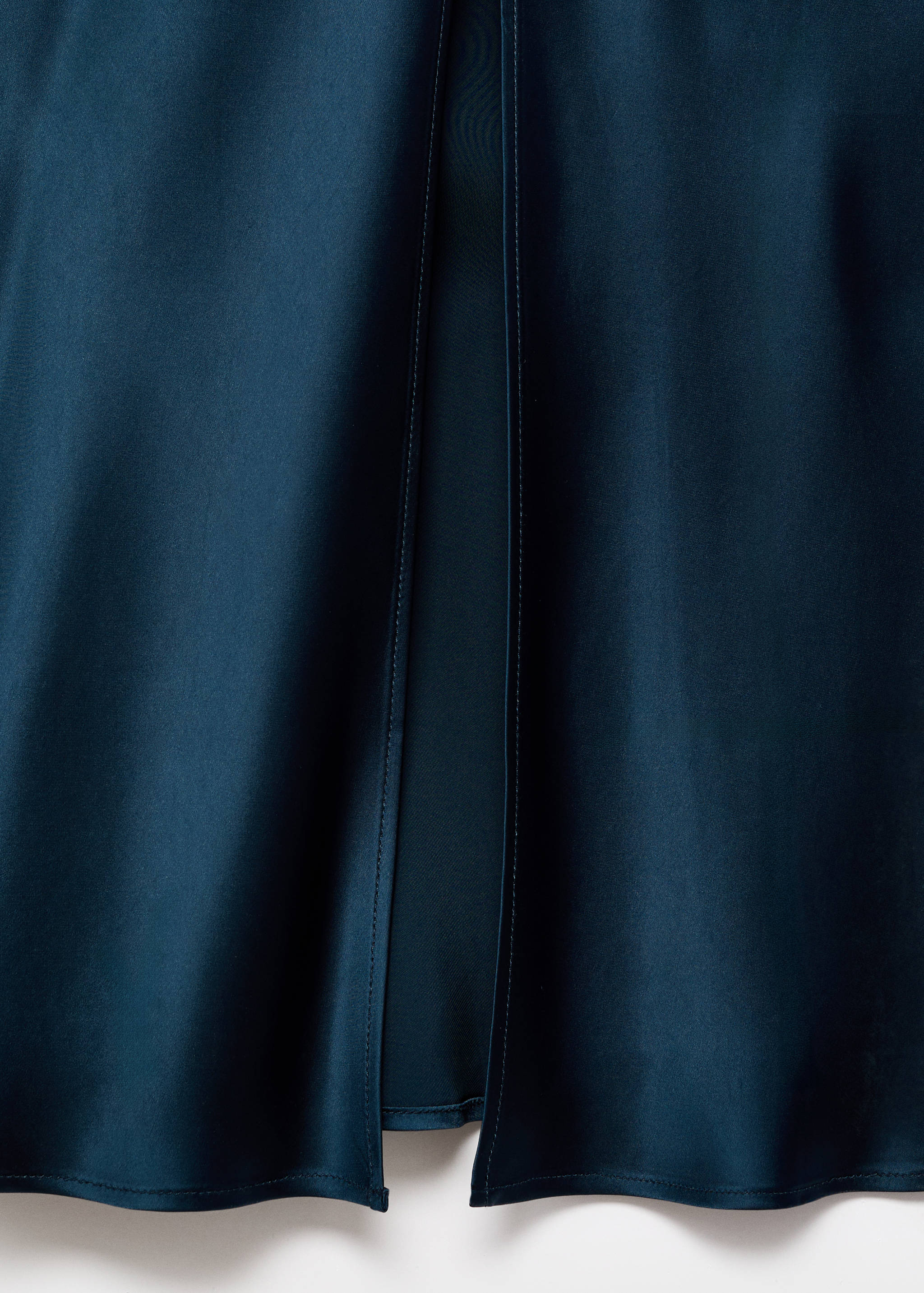 Long satin dress - Details of the article 8