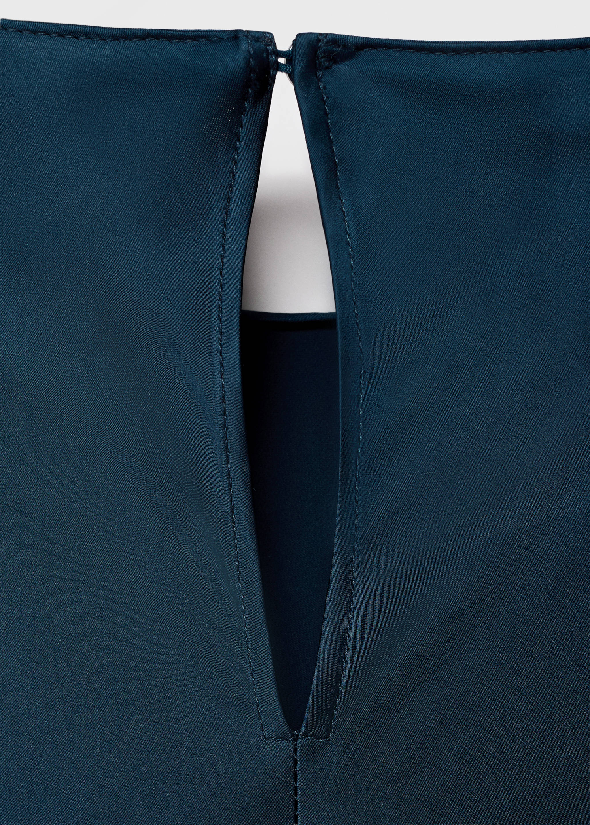 Long satin dress - Details of the article 0