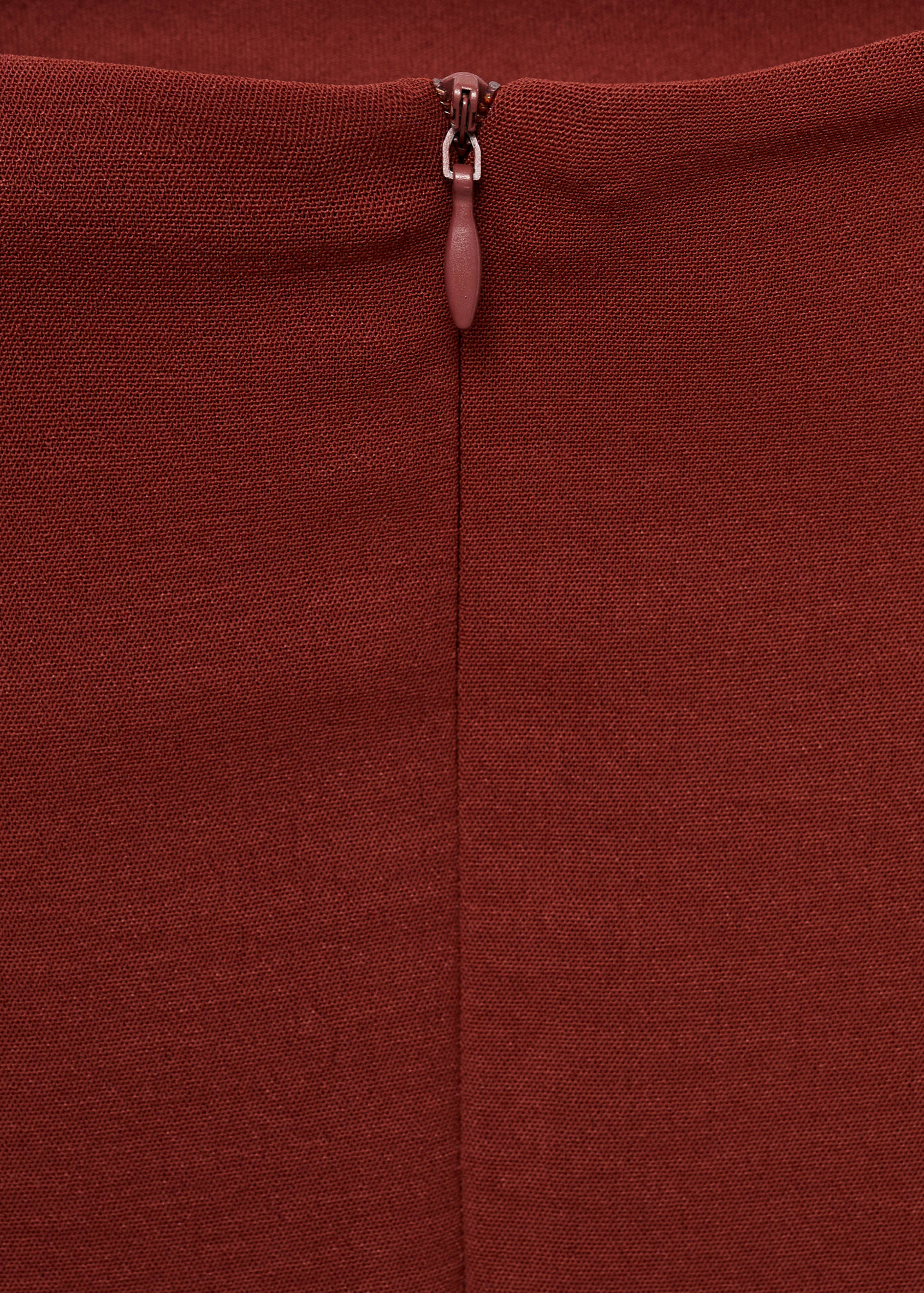Gerafftes Kleid mit Knotendetail - Detail des Artikels 0