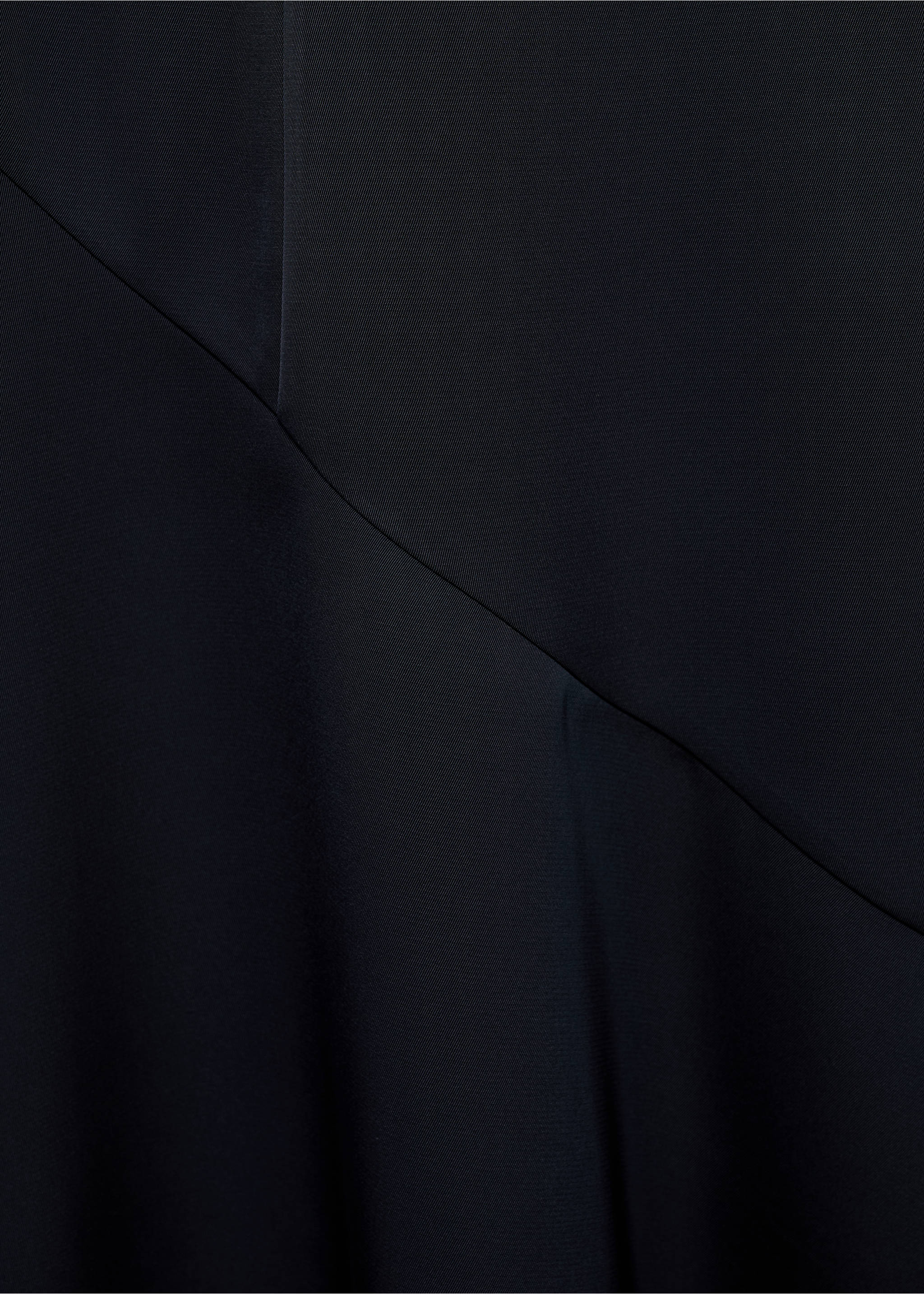 Draped neck dress with opening - Details of the article 8, Navy. Ref: 17025823-00.