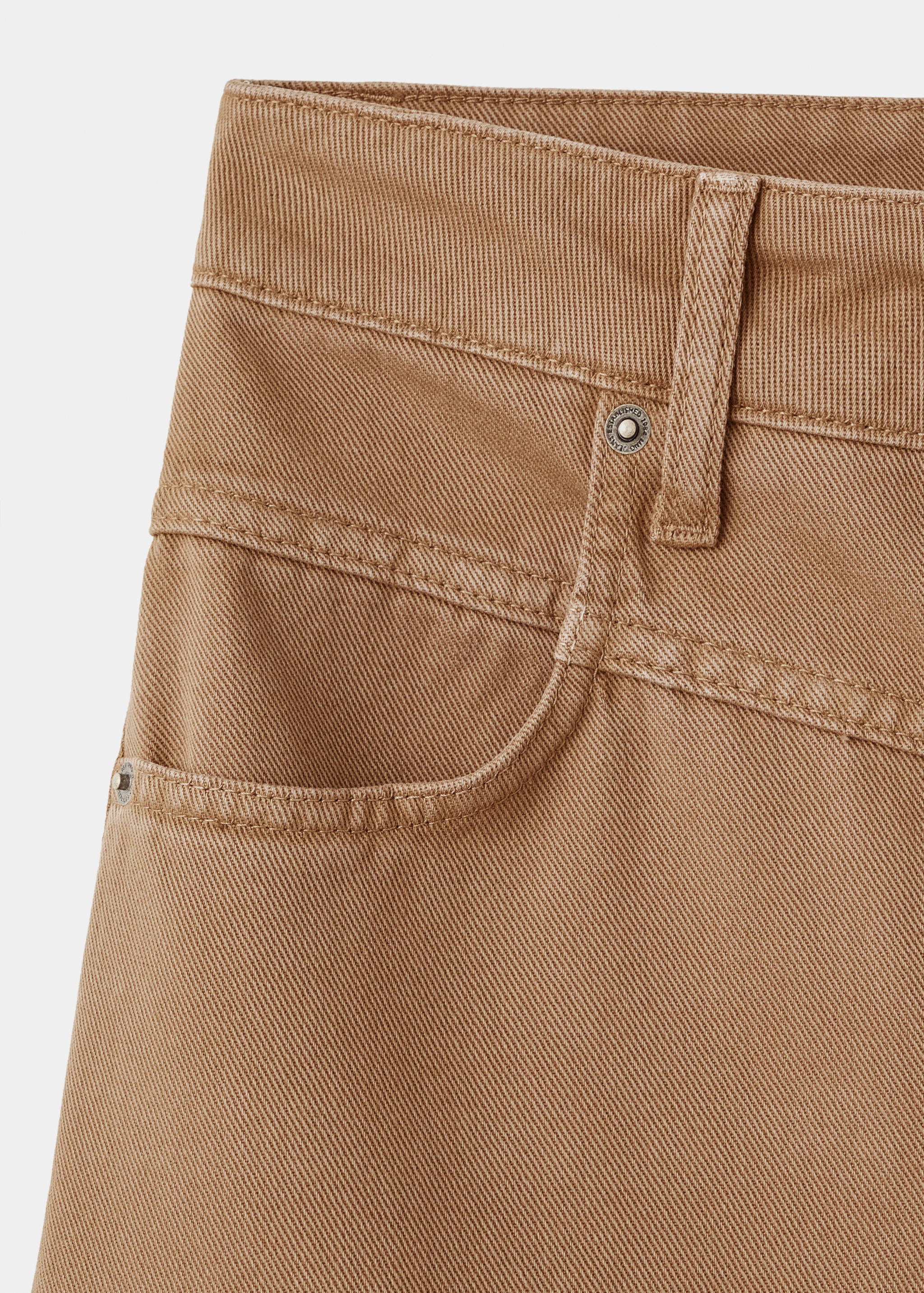 Jeans med breda ben, lös passform och mellanhög midja - Detaljer om artikeln 0