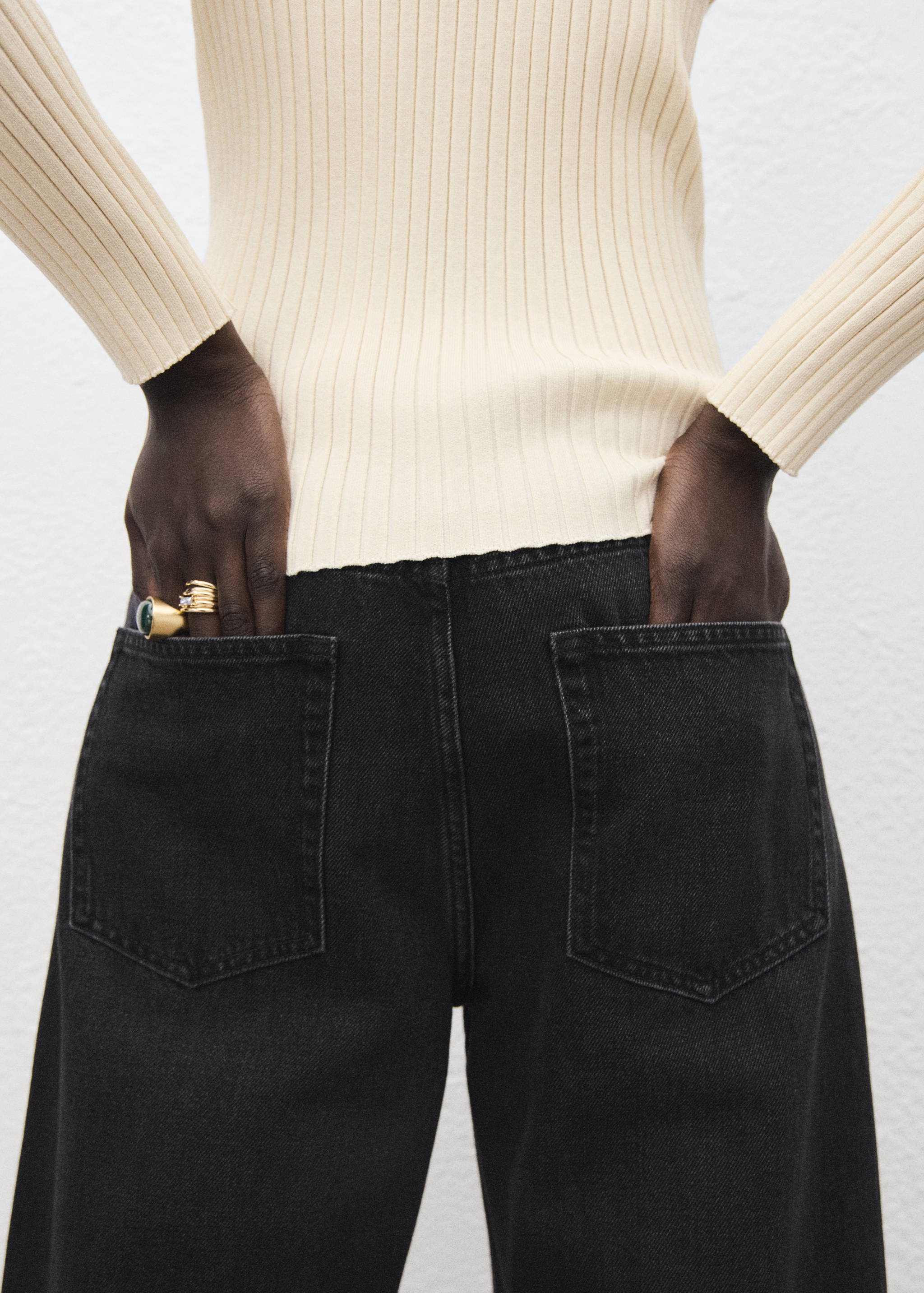 Jeans medelhög midja och barrel fit - Detaljer om artikeln 3