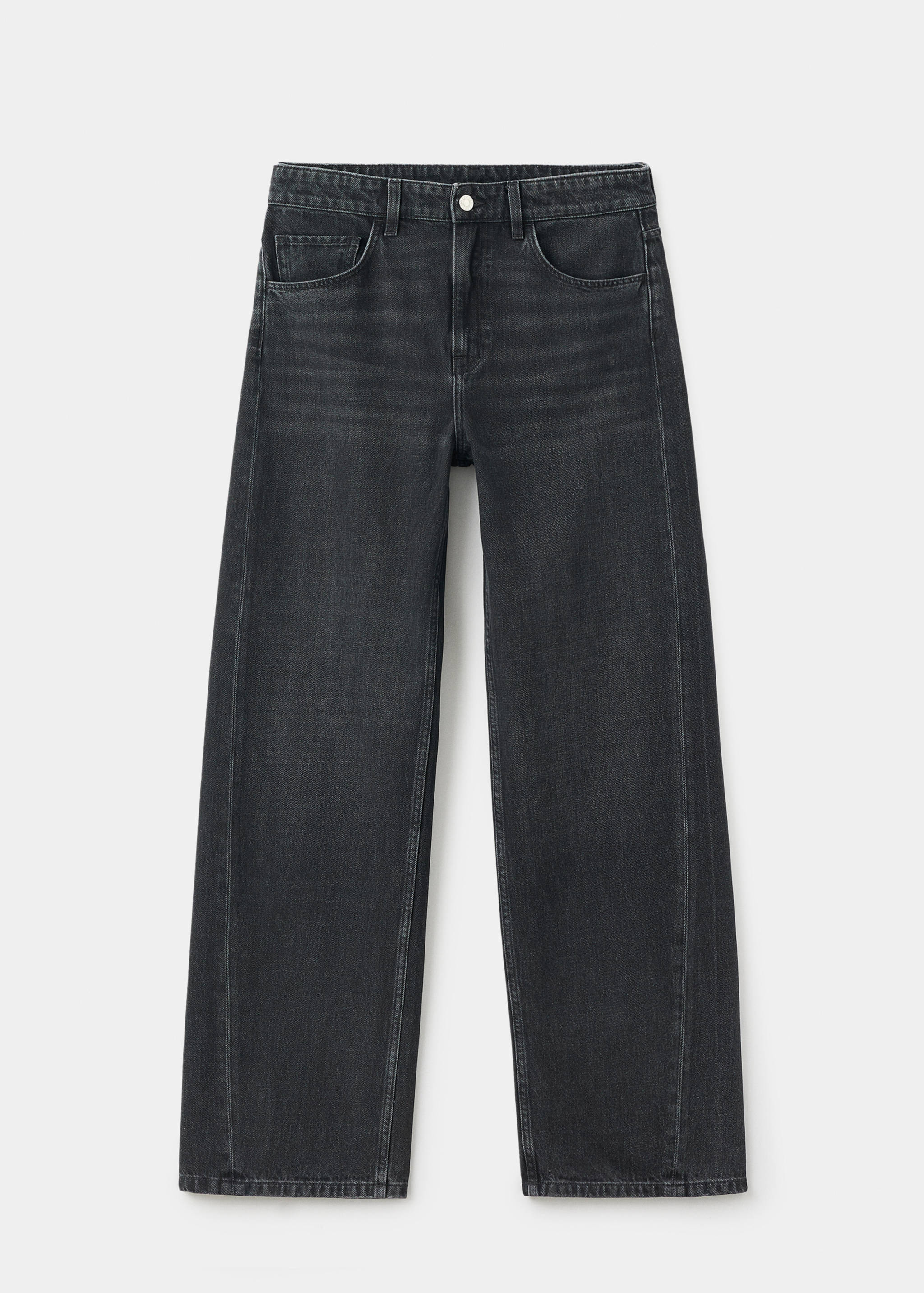 Jeans medelhög midja och barrel fit - Artikel utan modell