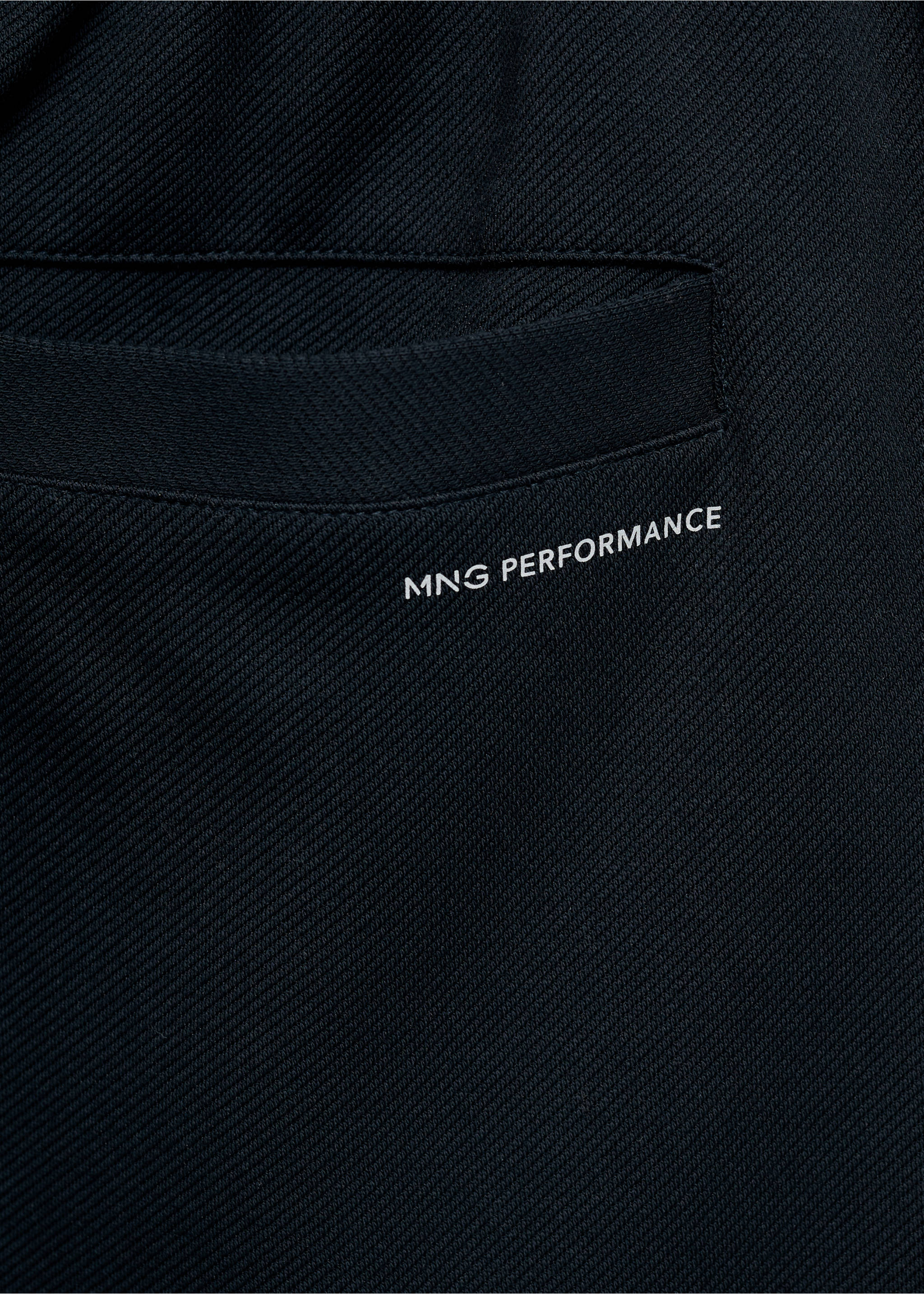 Technical structured joggers - Details of the article 0, Navy. Ref: 17025977-00.