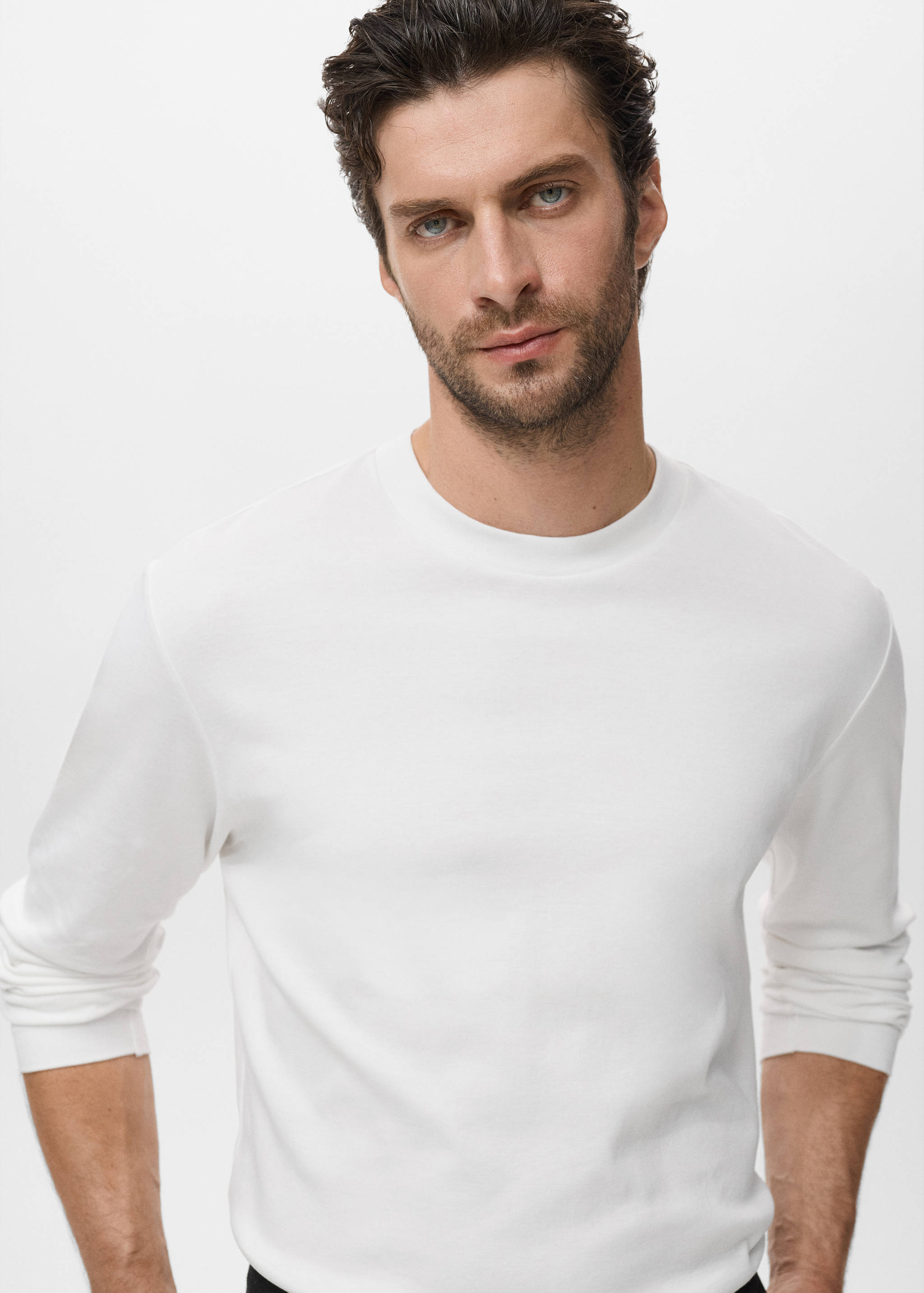 T-shirt manches longues regular-fit - Détail de l'article 1