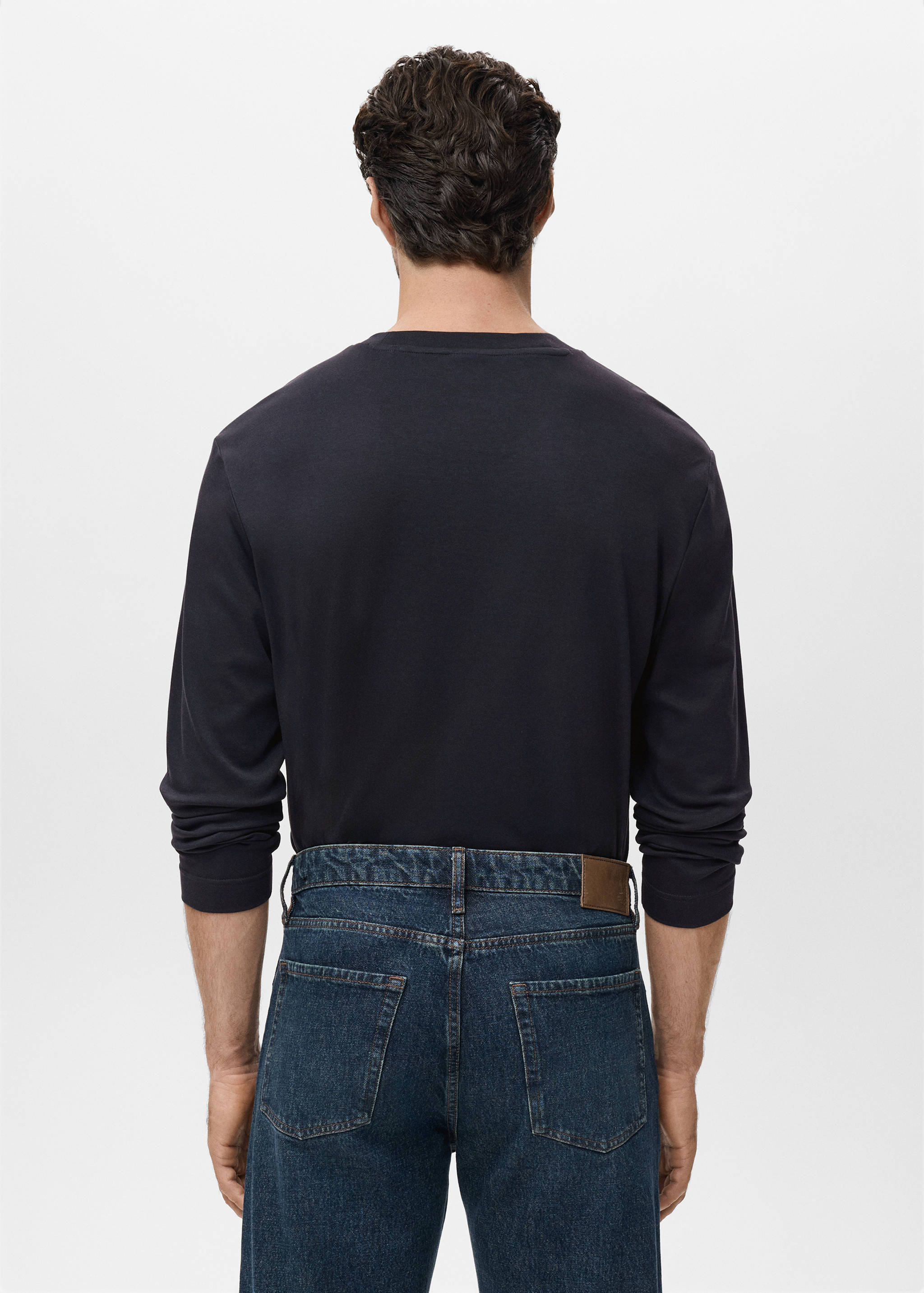 T-shirt manches longues regular-fit - Verso de l’article