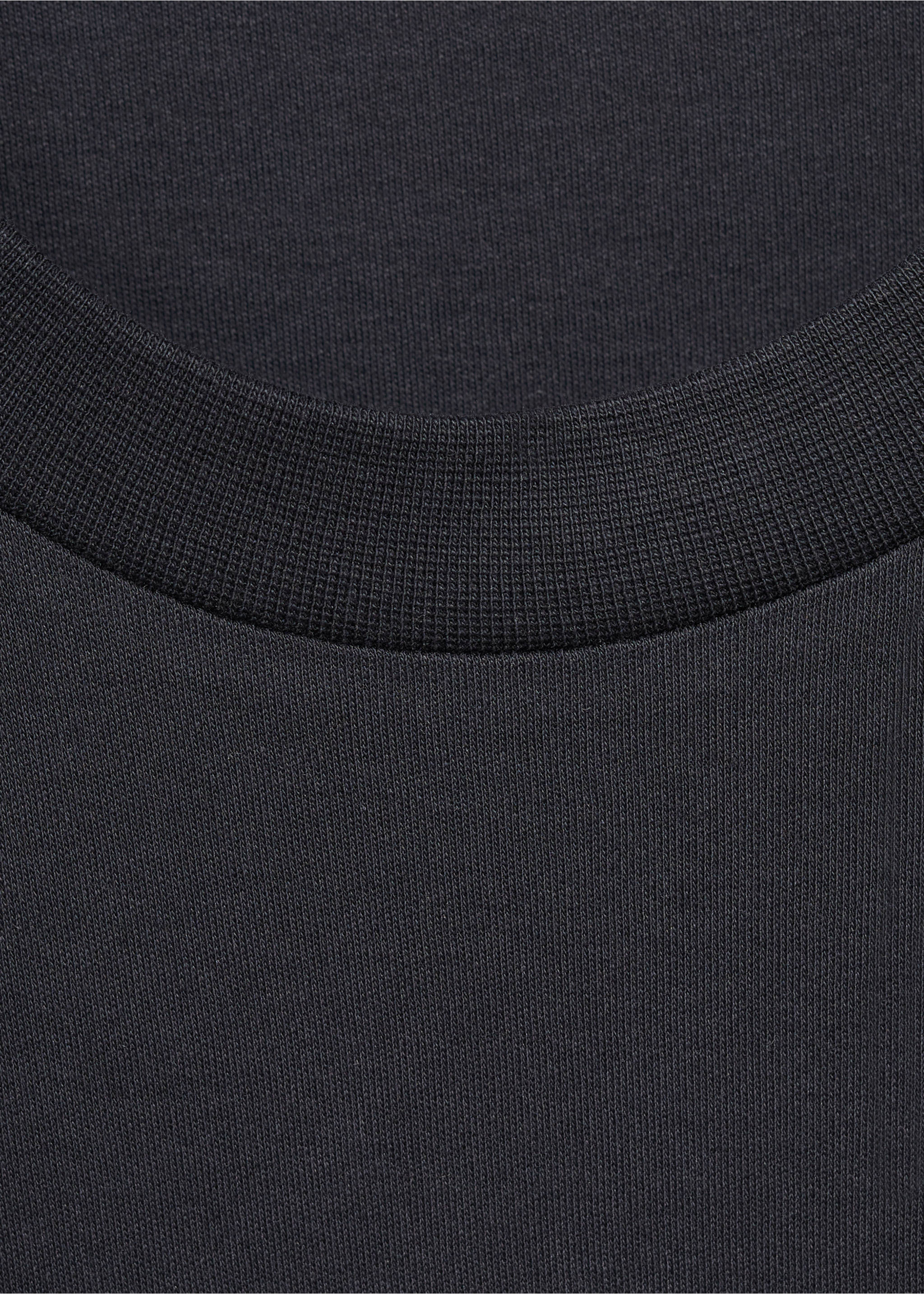Long sleeve regular fit T-shirt - Details of the article 8, Navy. Ref: 17025979-00.