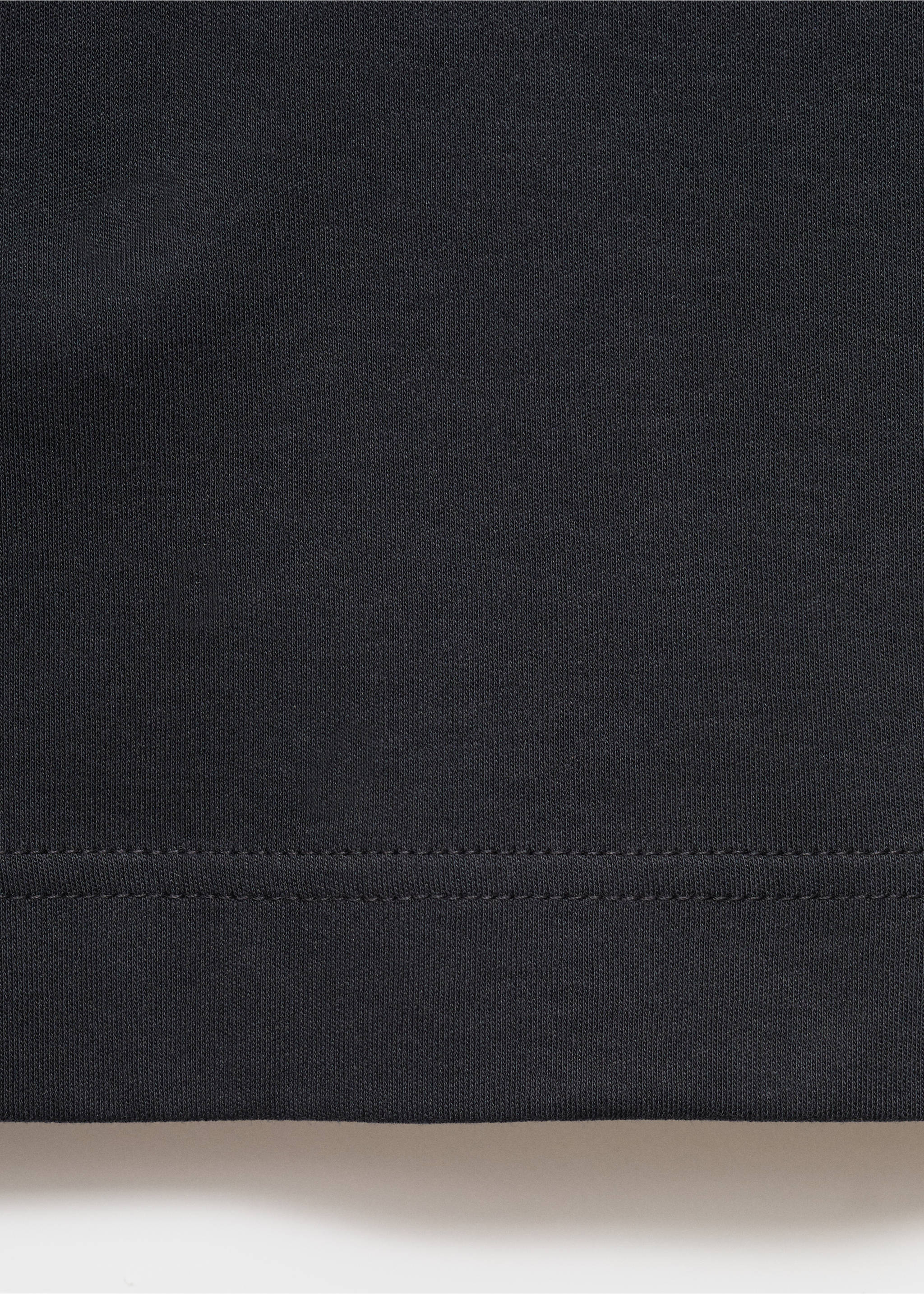 Long sleeve regular fit T-shirt - Details of the article 0, Navy. Ref: 17025979-00.