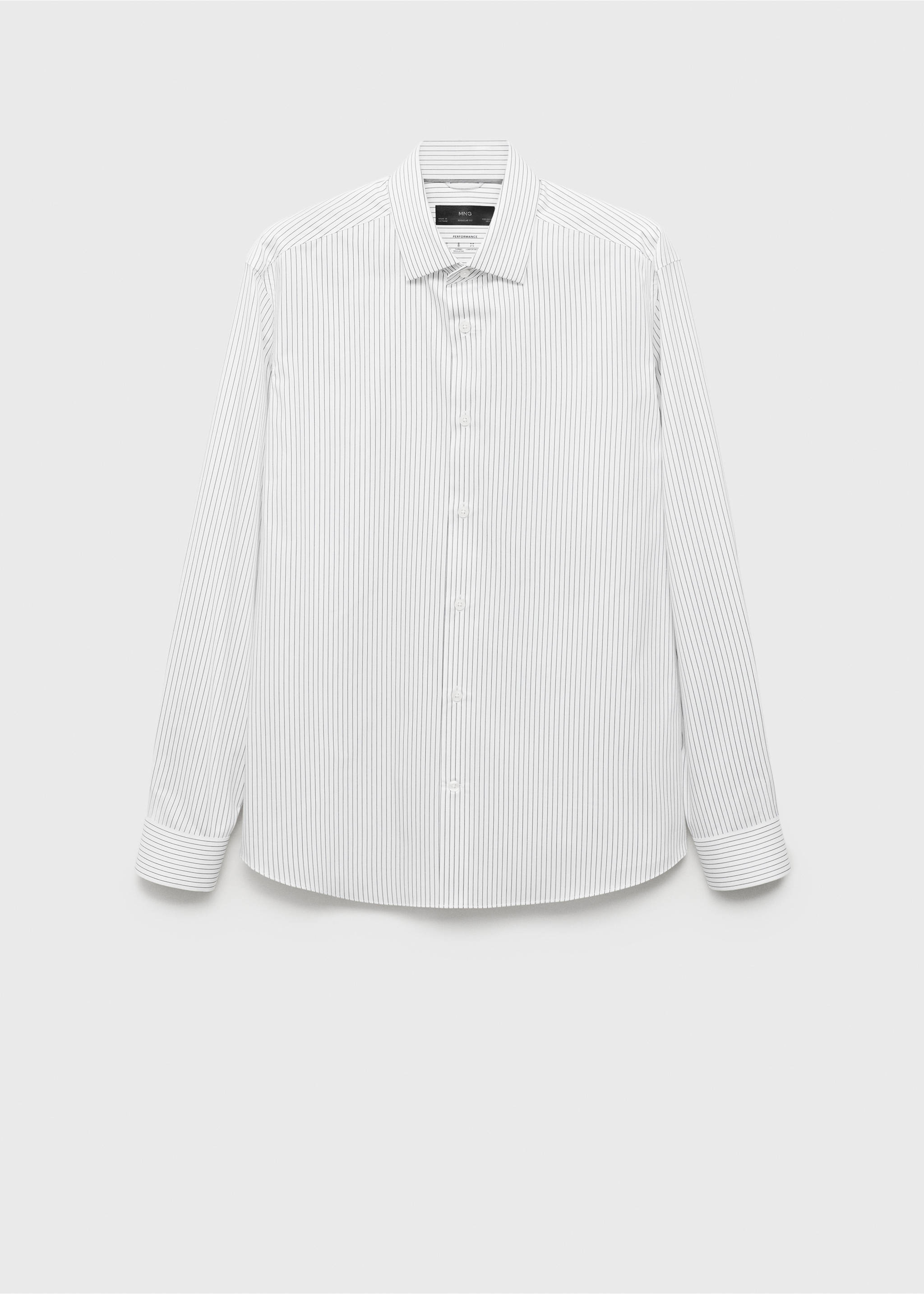 Regular fit, vasalásmentes, csíkos pamuting - Termék modell nélkül, Khaki. Ref: 17025982-00.