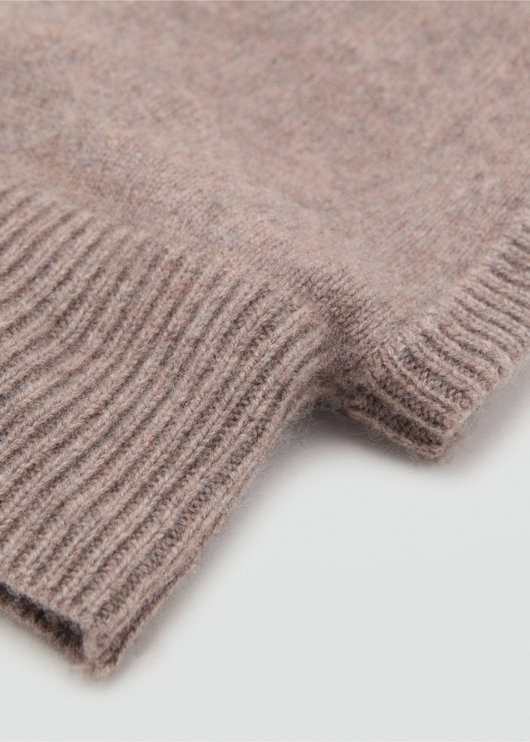 Cashmere wool blend balaclava - Medium plane, Medium Brown. Ref: 17025988-00.