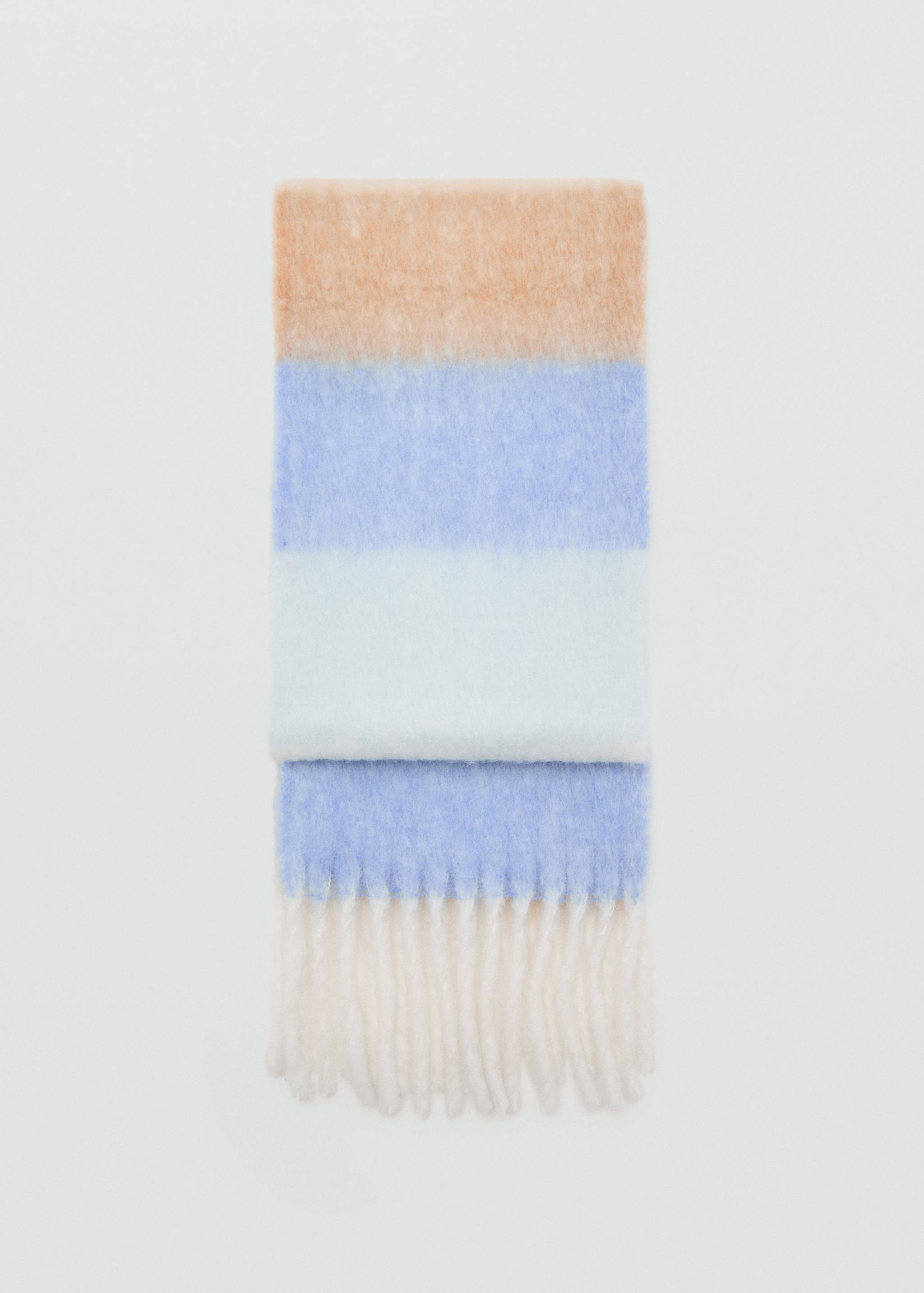 Striped knit scarf - Article without model